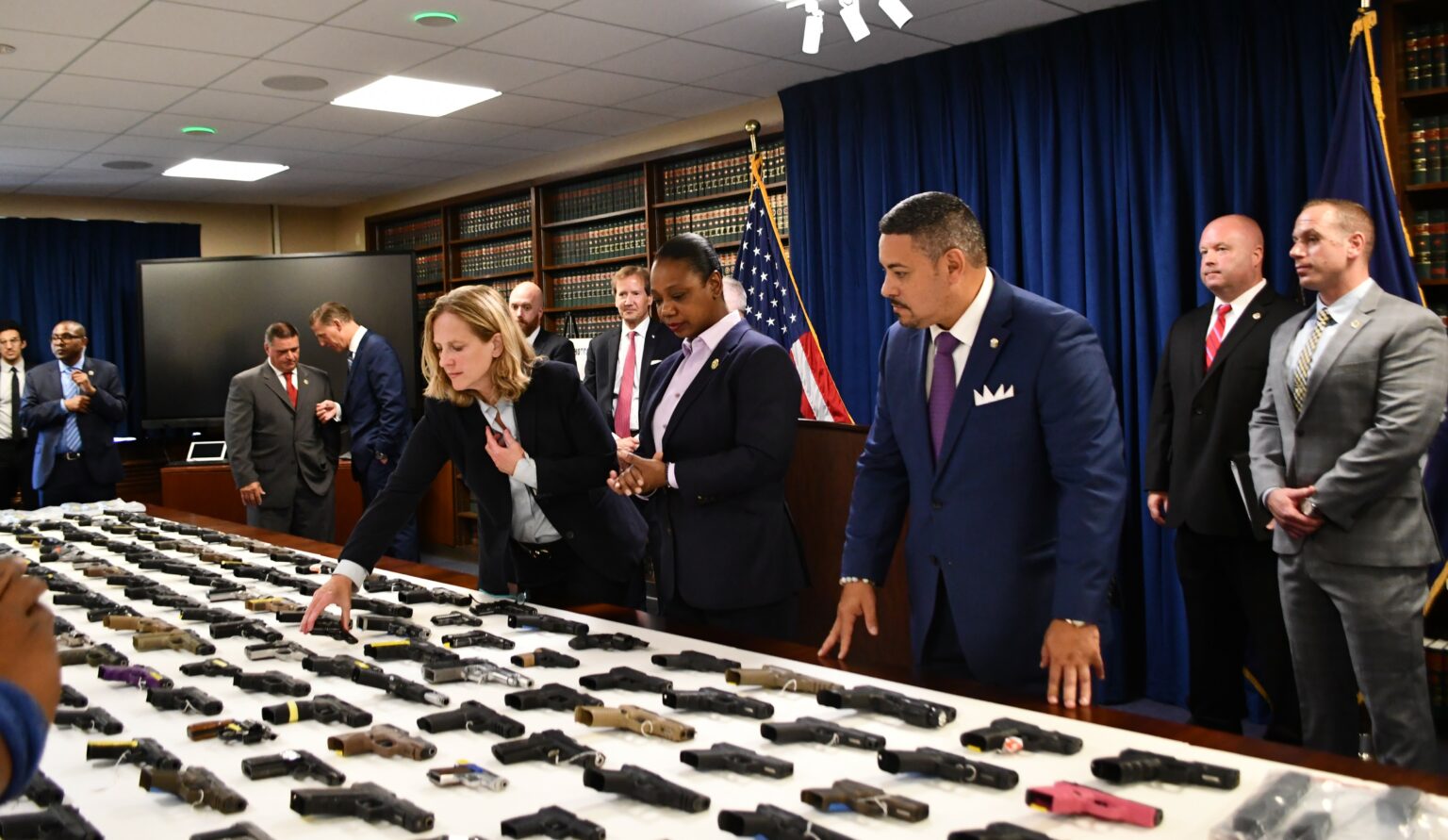 Five men charged in a trafficking scheme that brought guns from Tennessee to Queens