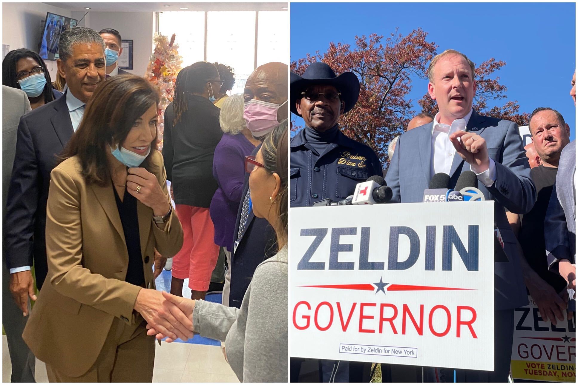 Hochul and Zeldin make last-minute push in NYC