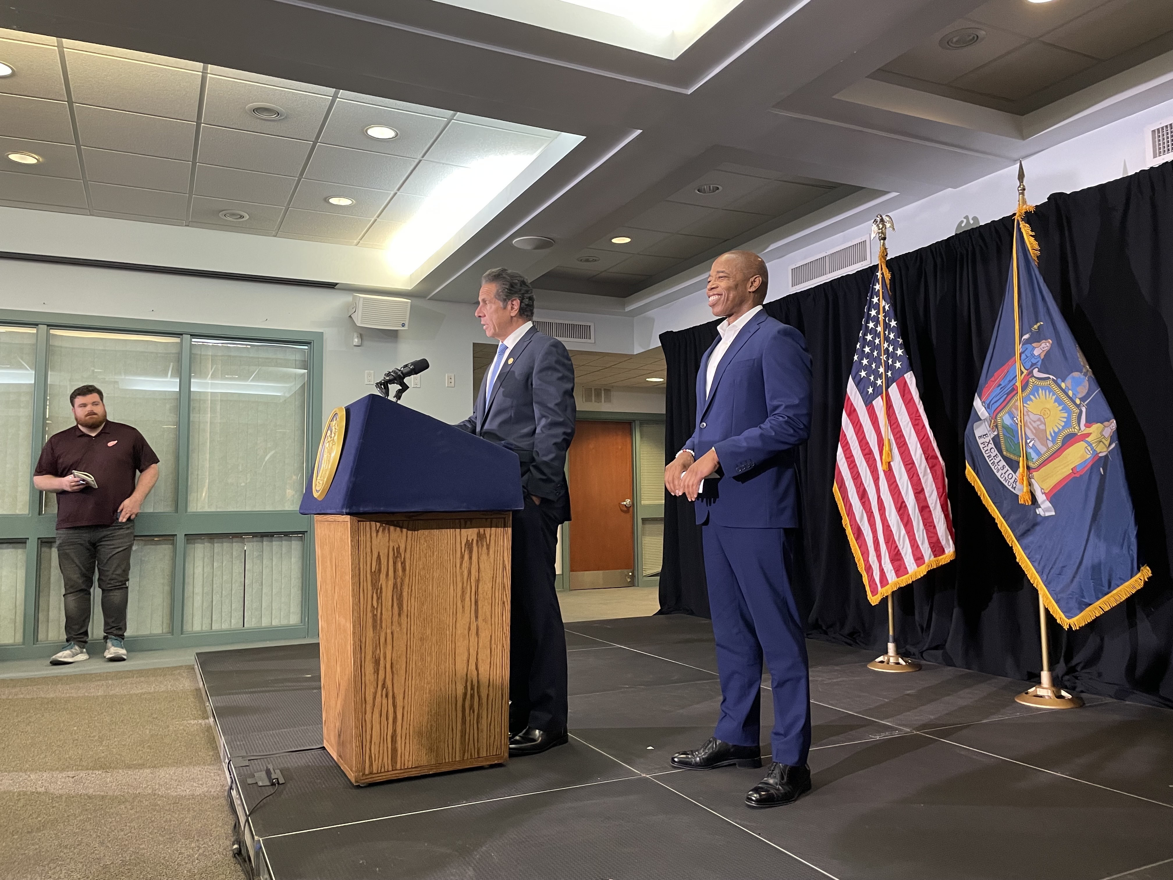 Andrew Cuomo And Eric Adams, Two Self-Proclaimed Progressive Democrats, Show Solidarity On Gun Violence