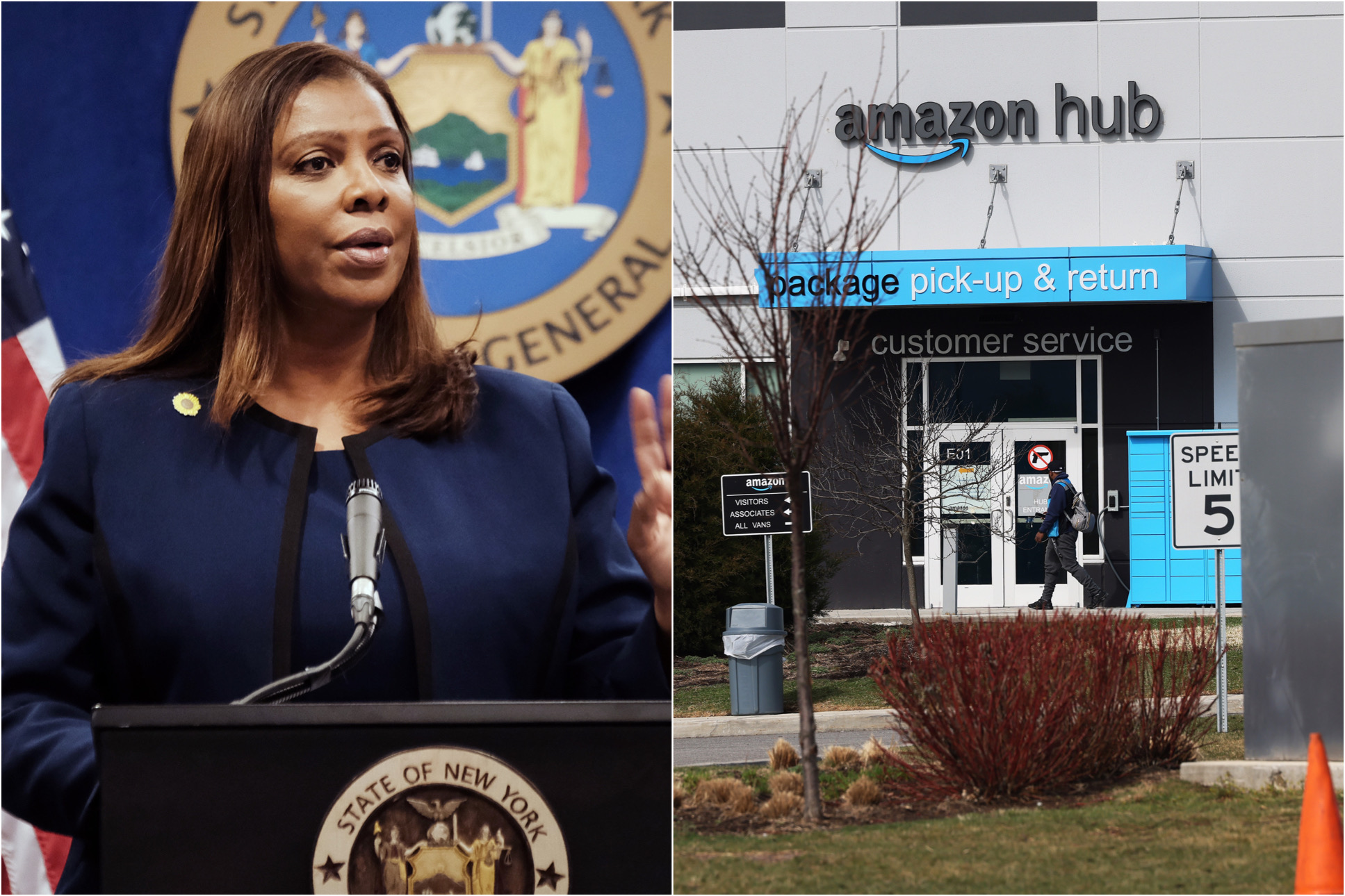 New York appeals court dismisses AG James&rsquo; lawsuit against Amazon