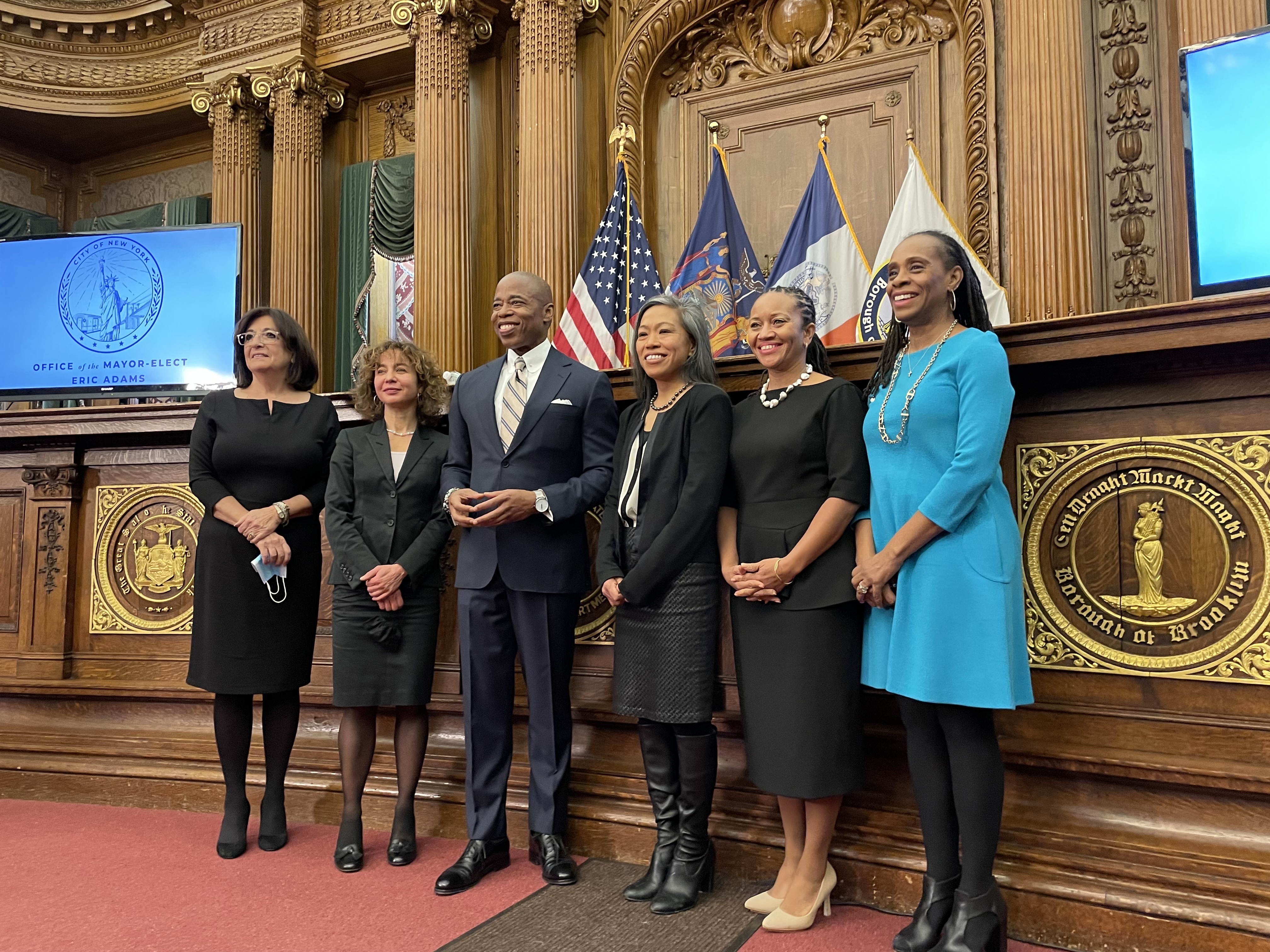 Eric Adams Names Five Women As NYC Deputy Mayors