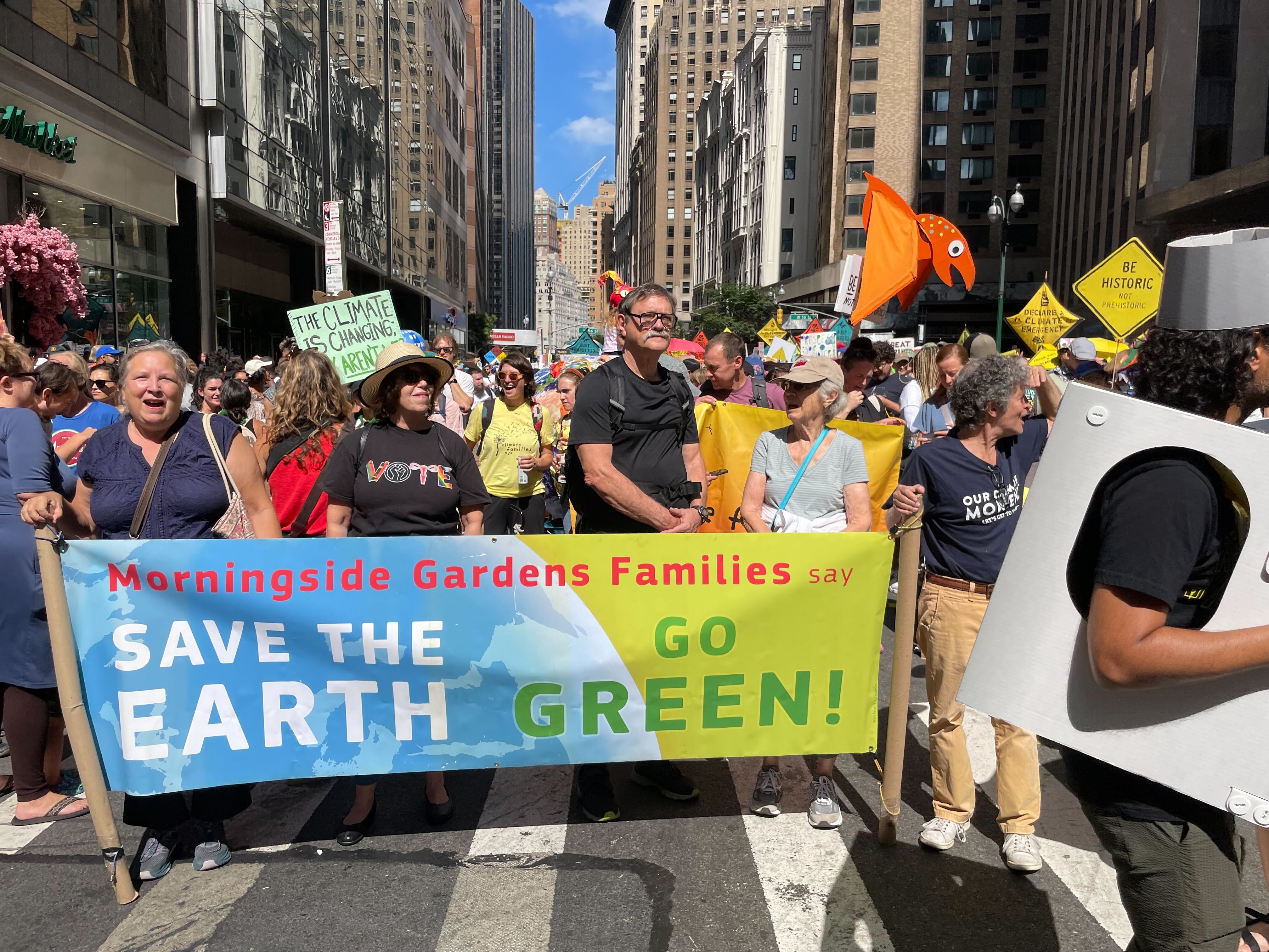 Sunday's march is called the "March to End Fossil Fuels" primarily calling on President Joe Biden to divest from oil pipeline projects and fossil fuels as a whole.
