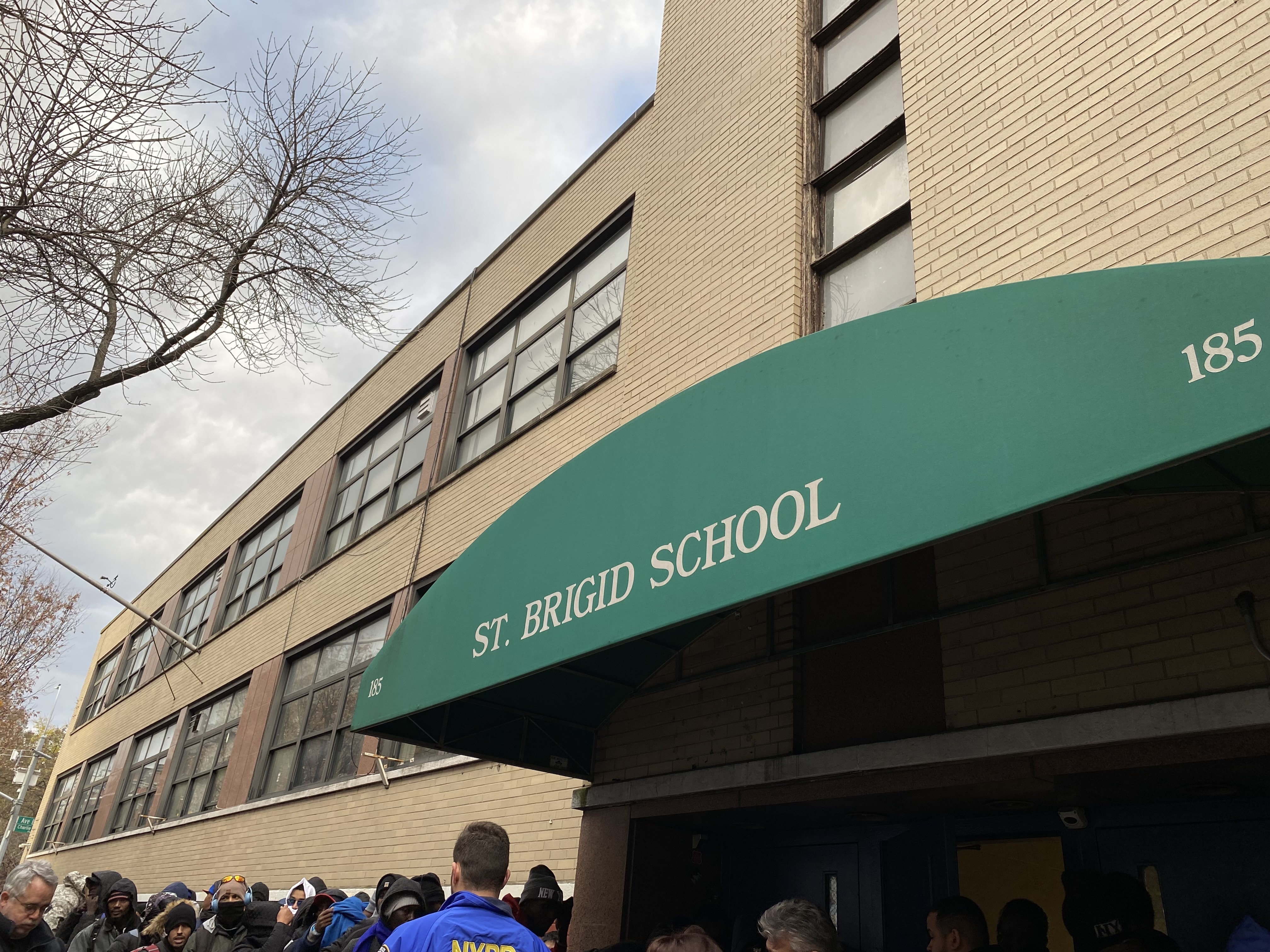 Homeless advocates blast NYC for allowing some migrants to sleep outside in 20-degree weather