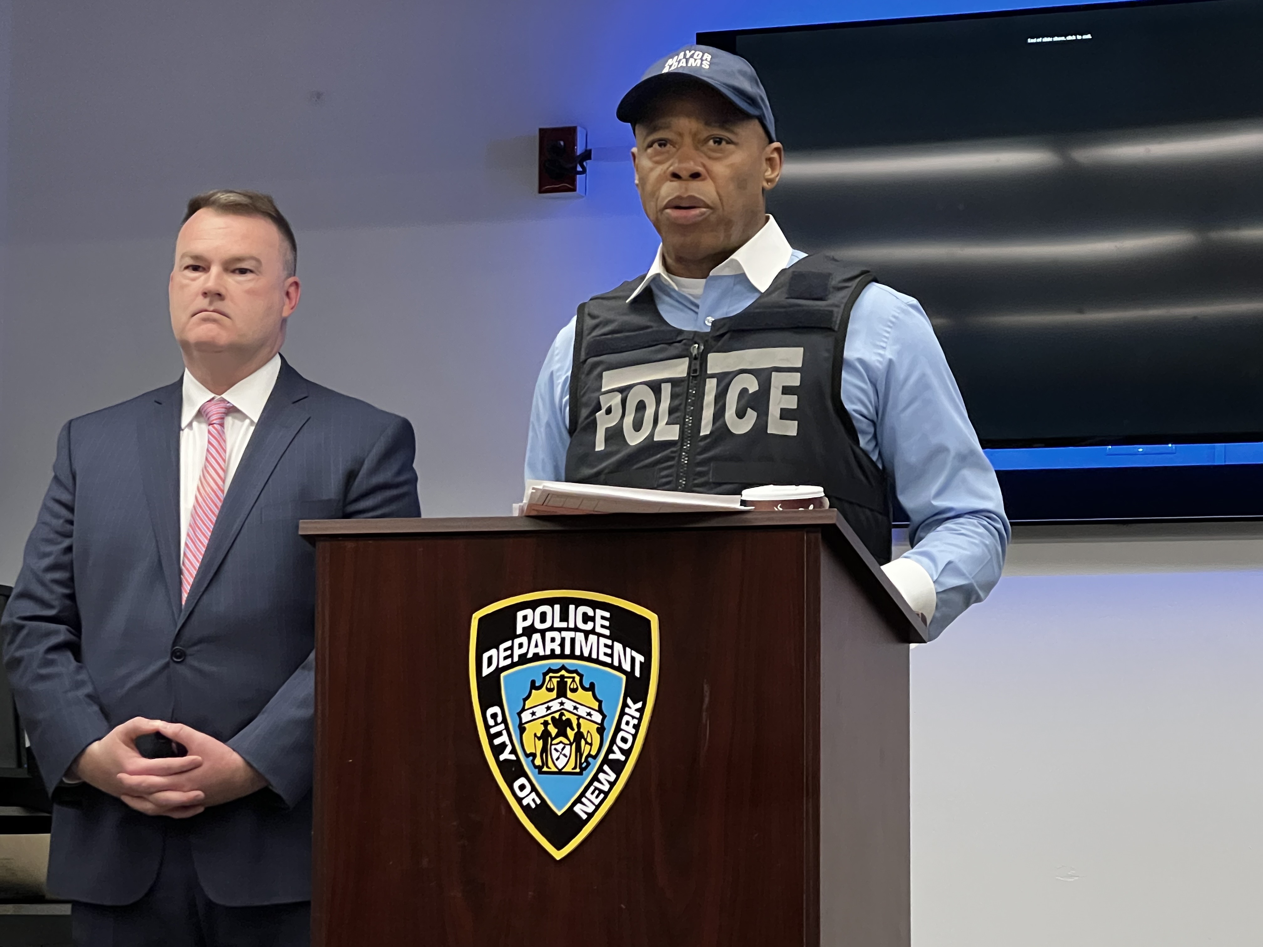 As NYC&rsquo;s Council prepares to override vetos, Mayor Adams hosts police ride-along