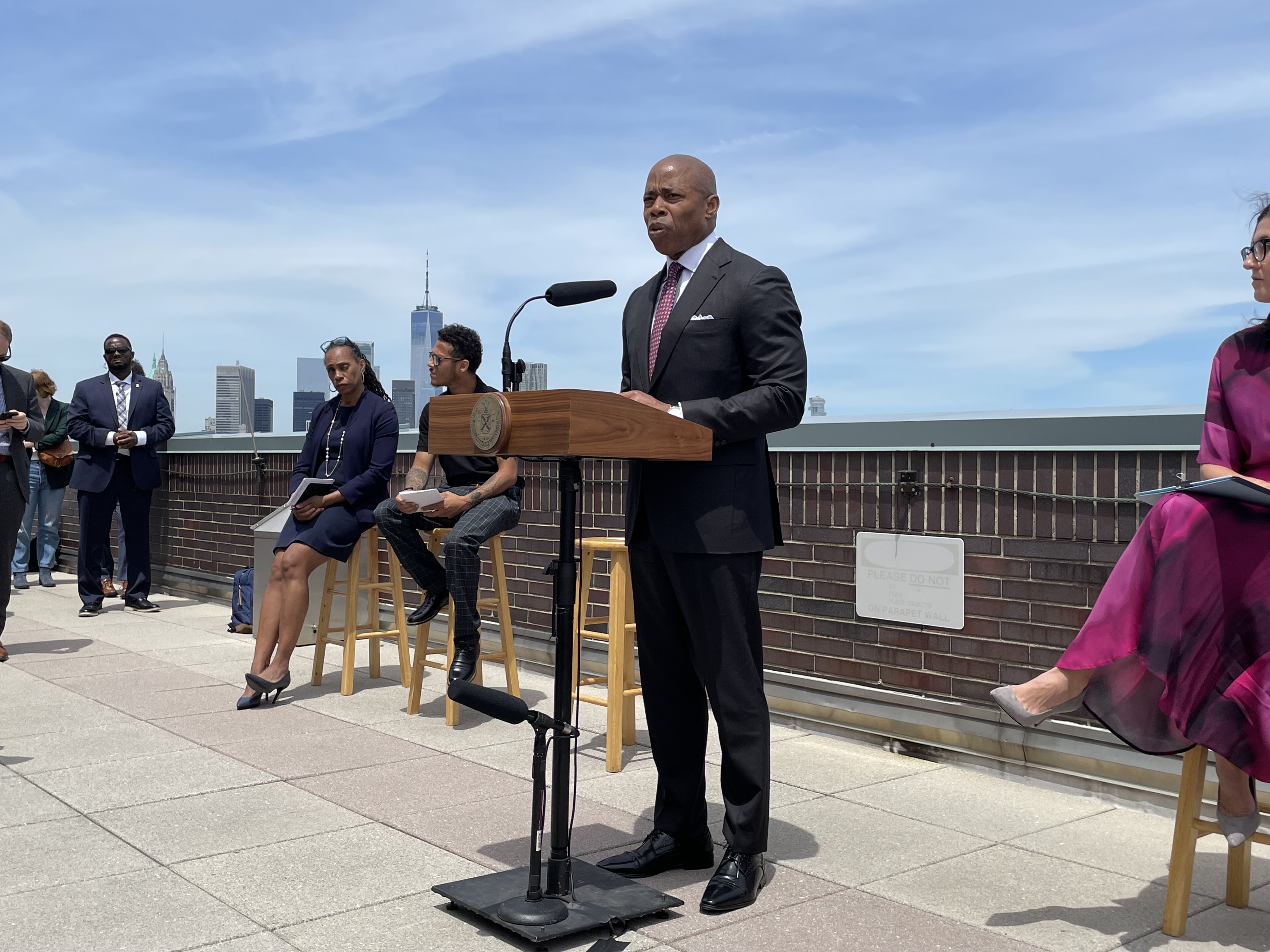 Adams unveils housing plan but refuses to set targets