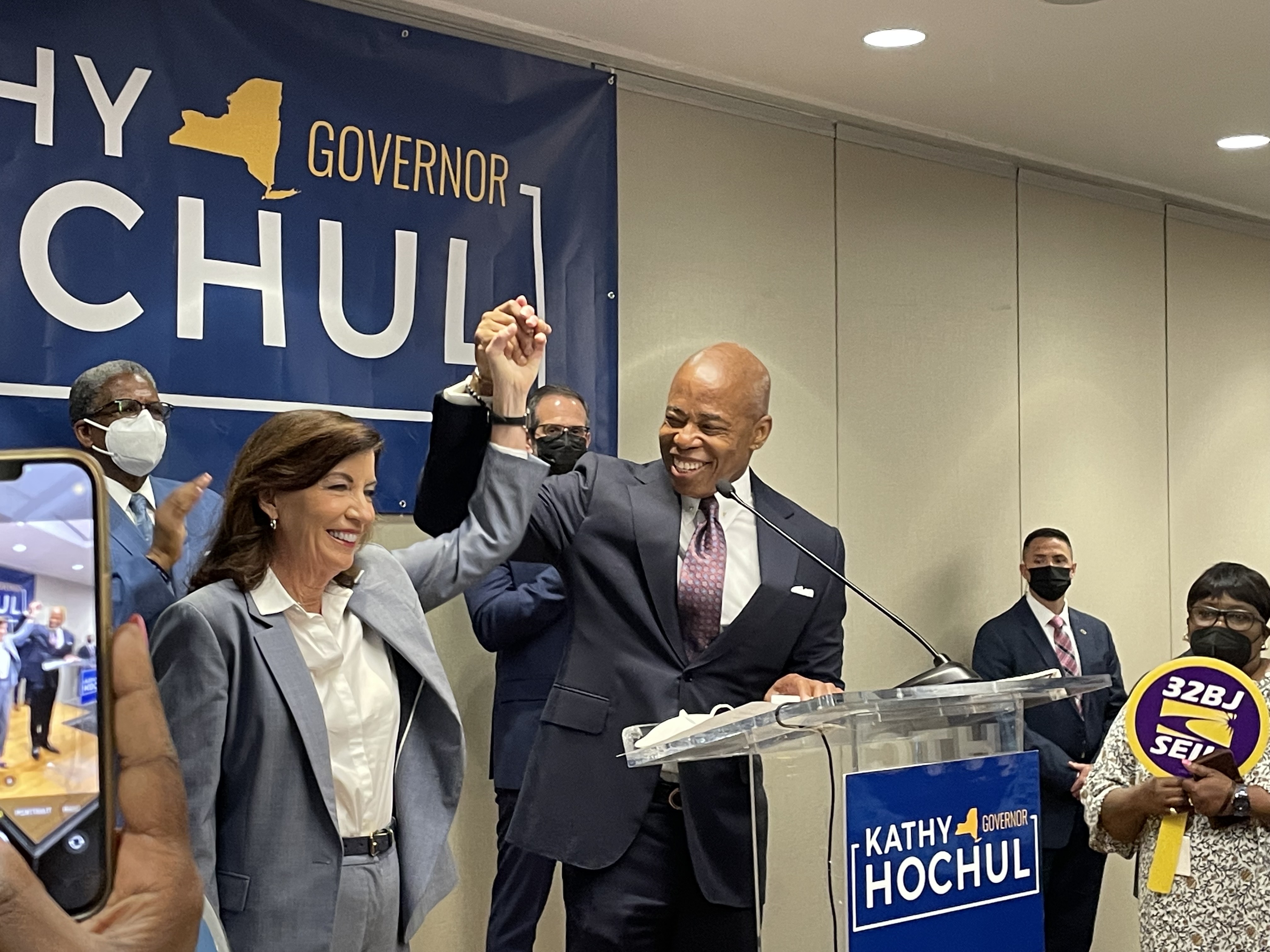 &lsquo;I need a partner&rsquo;: Adams endorses Hochul as his top priorities remain in limbo