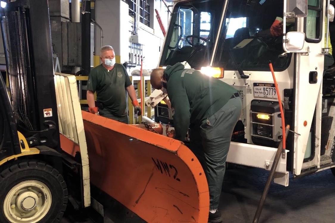 It May Feel Like Summer Outside But the Sanitation Department Knows Winter is Coming