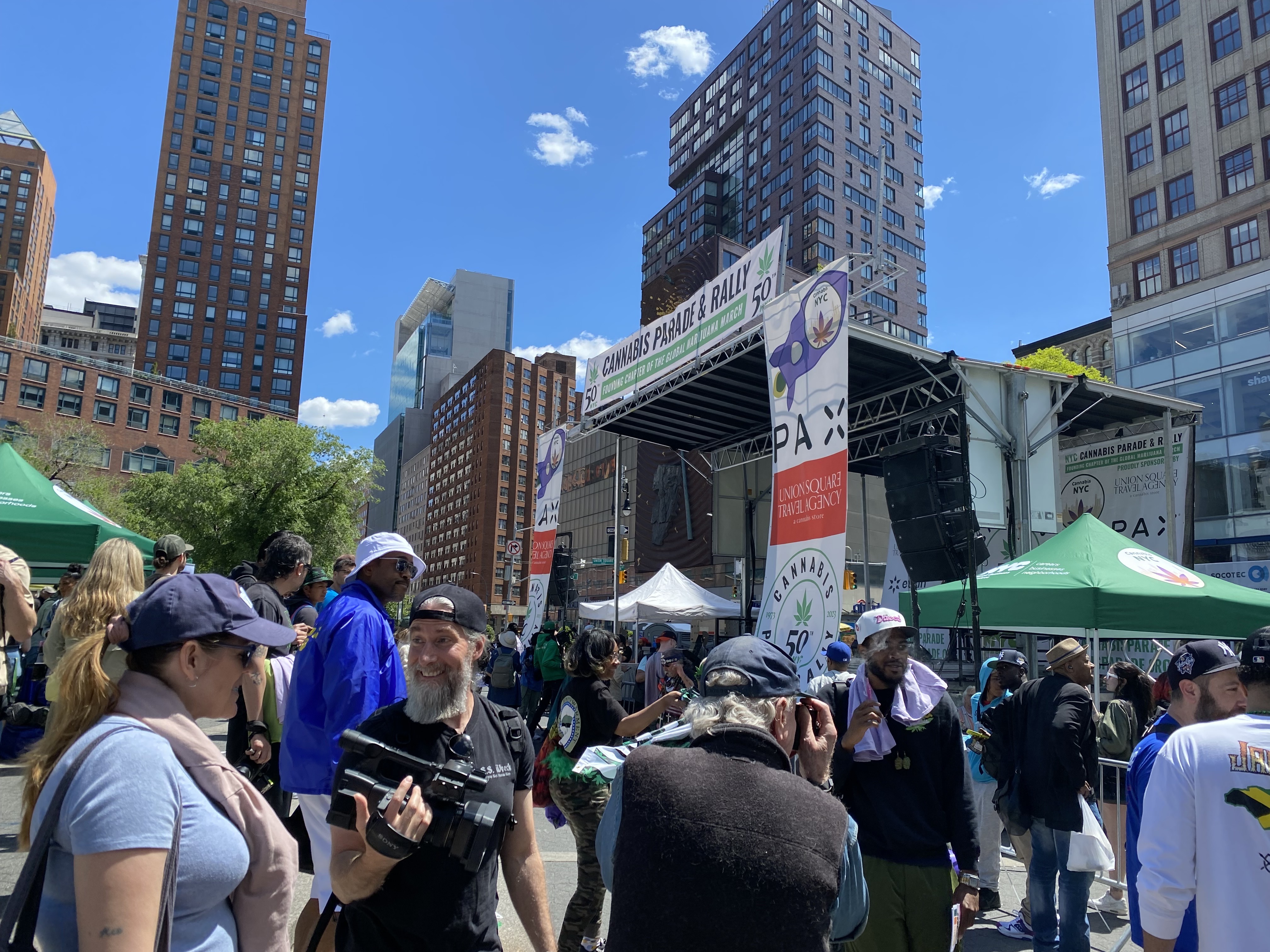 Flower to the people: Hundreds gather for 50th annual NYC Cannabis Parade and Rally