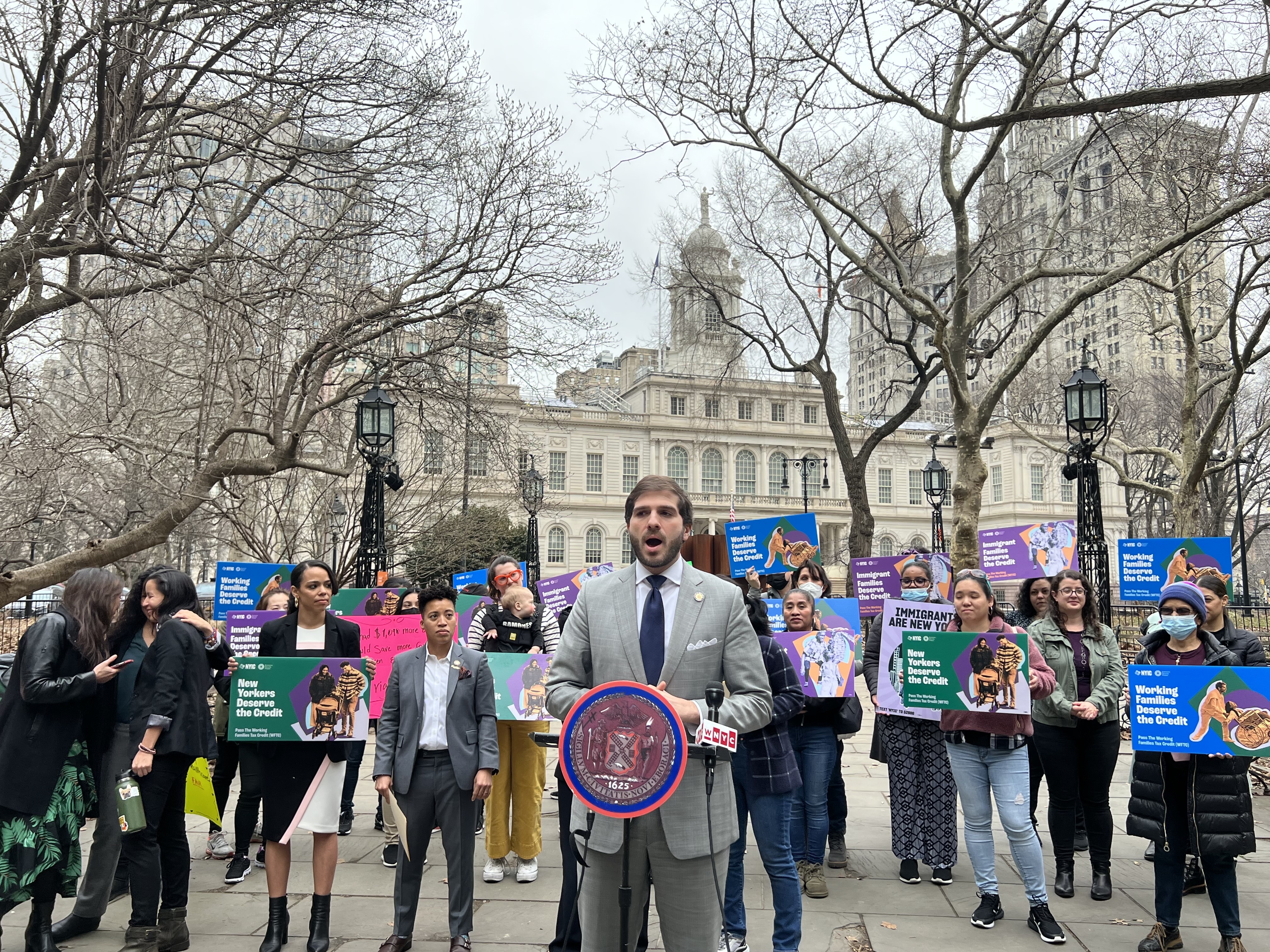 Supporters rally behind increasing tax credits for NY families with kids Supporters rally behind increasing tax credits for NY families with kids