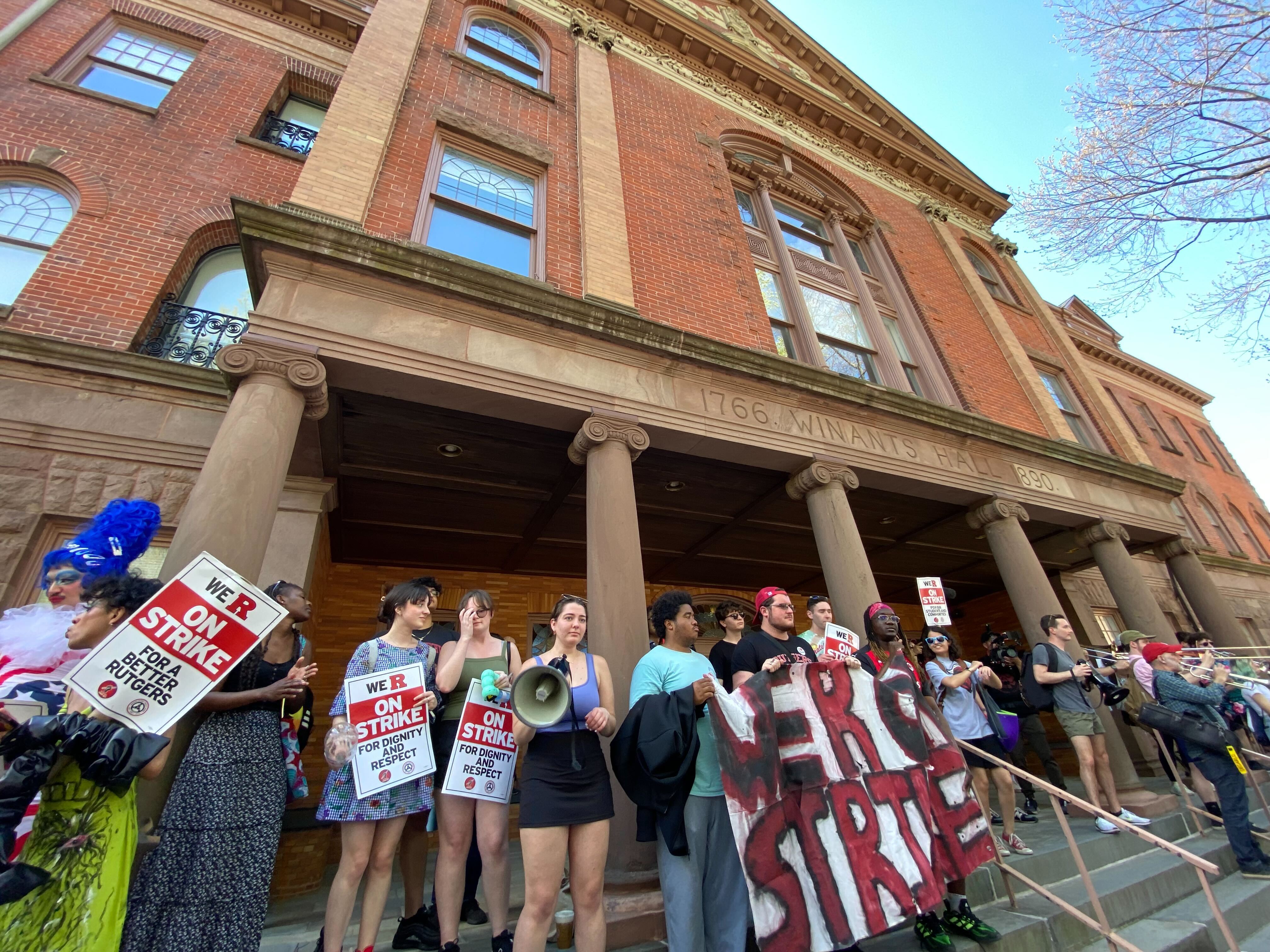 Striking Rutgers faculty vows to ramp up pressure Thursday, worries an injunction is coming