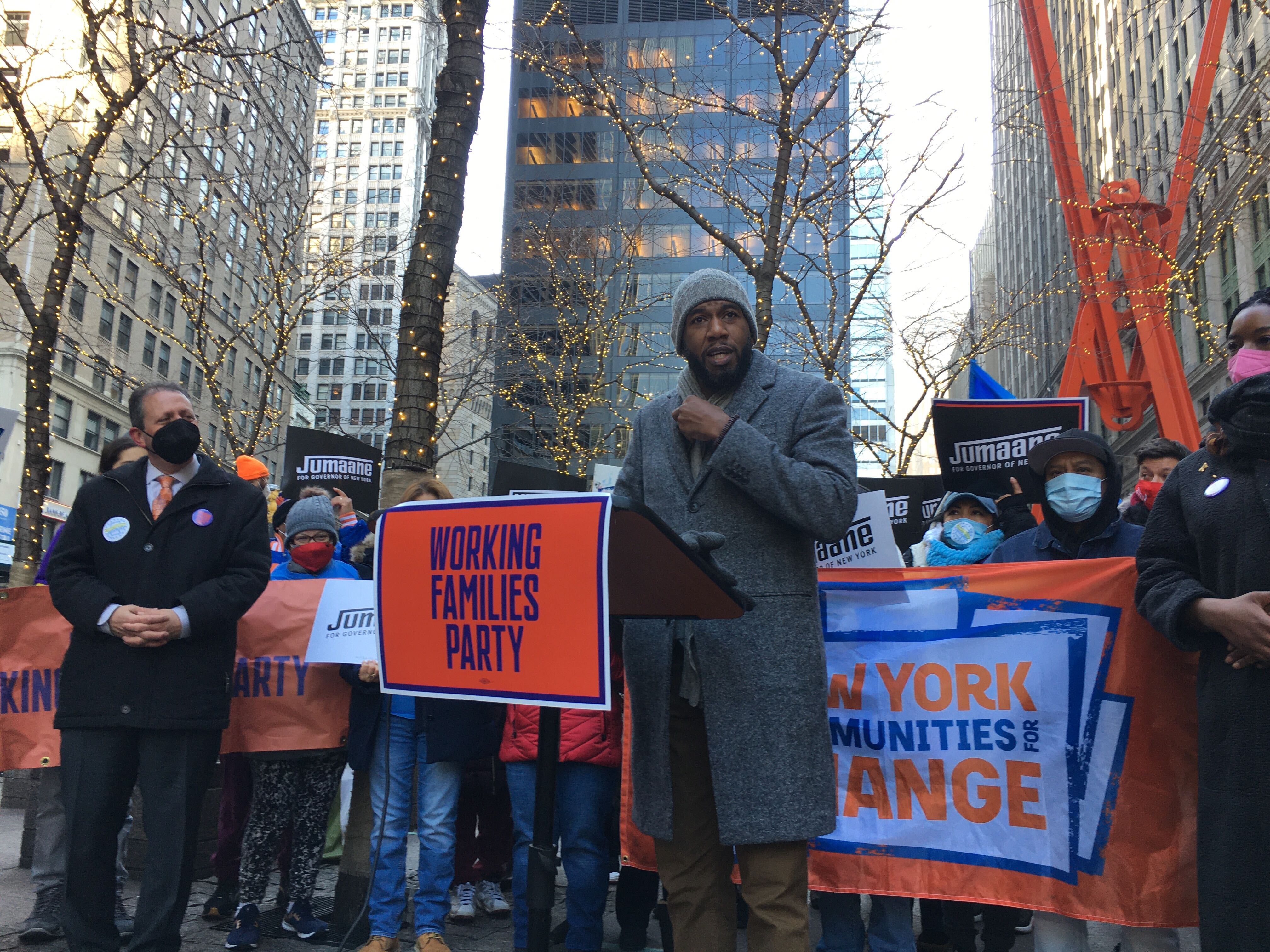 Working Families Party endorses Jumaane Williams for Governor, rallying at “Occupy” site Working Families Party endorses Jumaane Williams for Governor, rallying at “Occupy” site