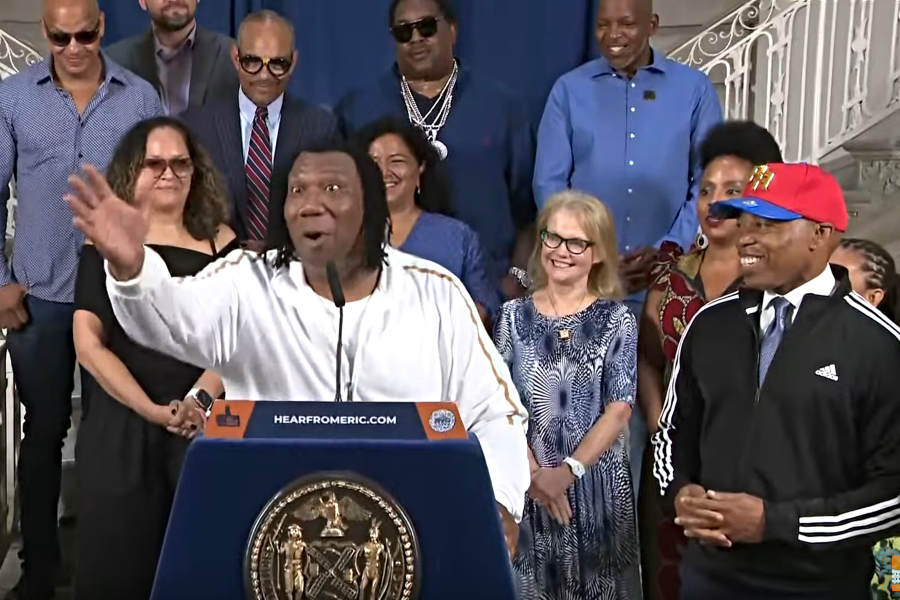 NYC Mayor Adams declares himself city's first 'hip hop mayor' with