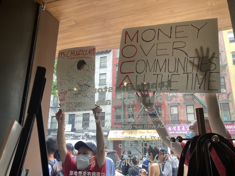 As Museum Of Chinese In America Reopens Doors, Protesters Say Chinatown Deserves Better