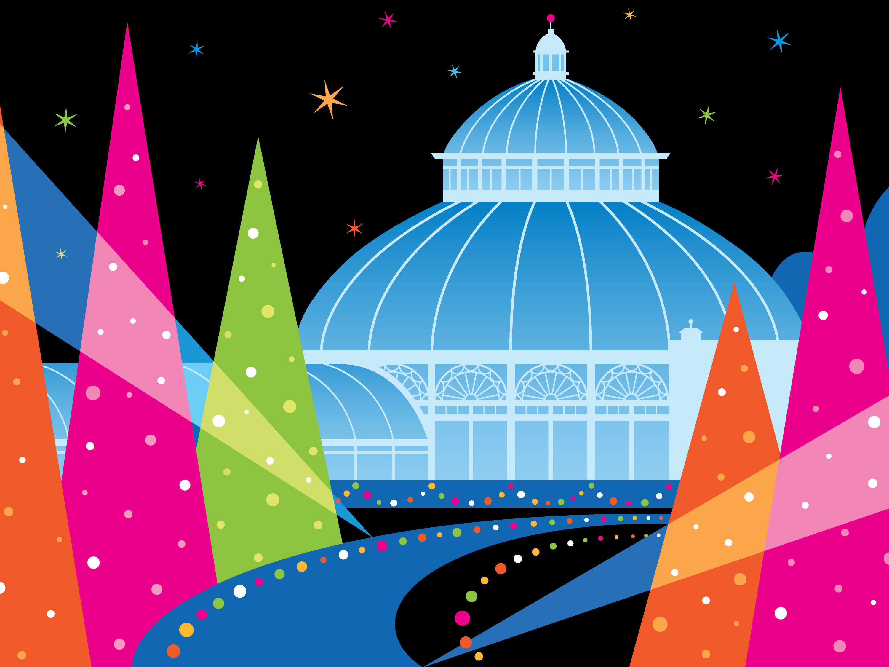 Experience the magic of New York City&rsquo;s longest outdoor illuminated color spectacle