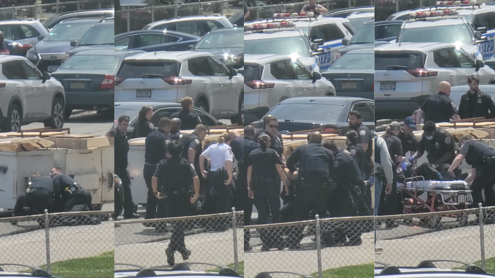 Officer stabbed, suspect shot in chaotic Coney Island scuffle