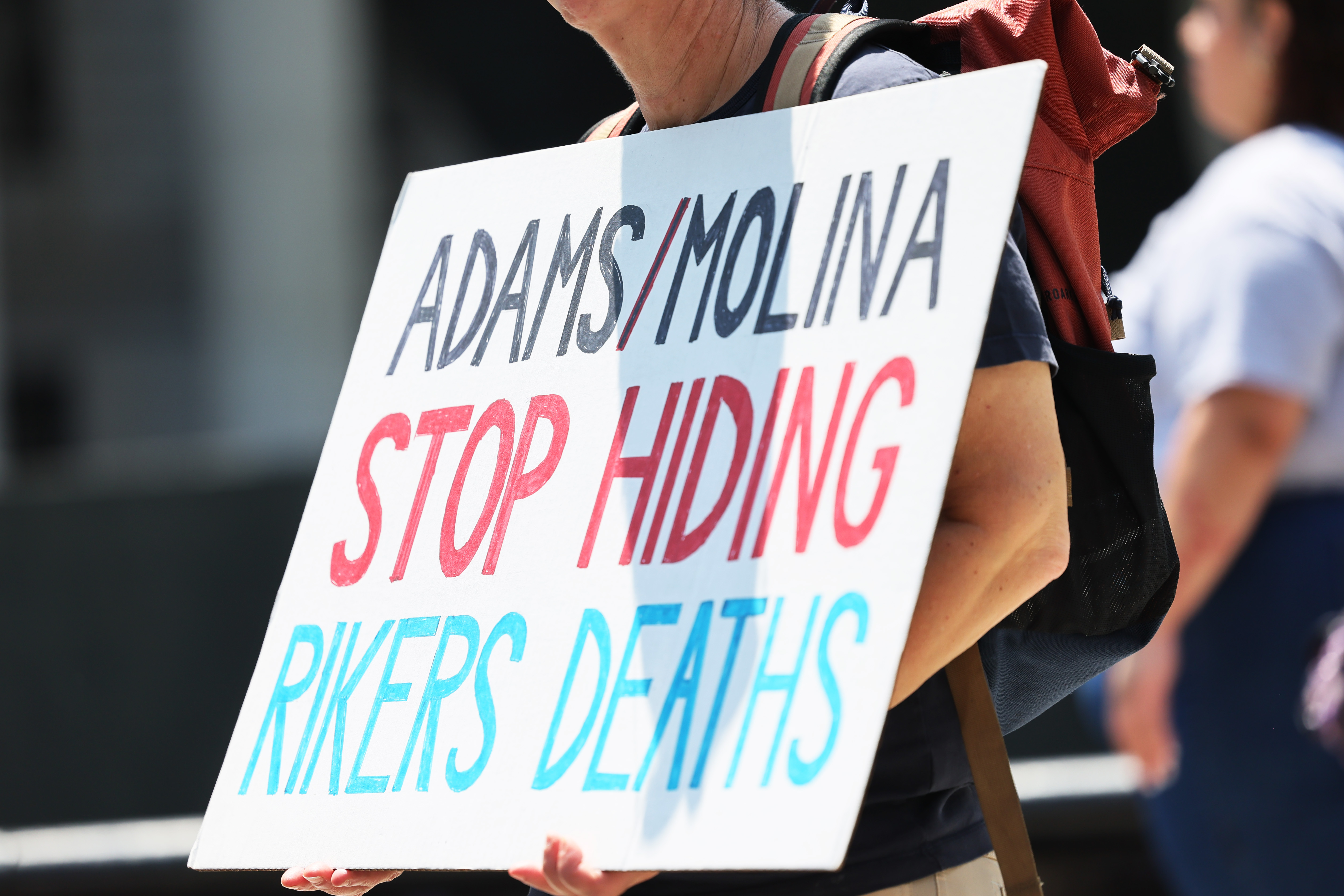 Rikers officer suspended after detainee death, as NY AG joins calls for federal takeover