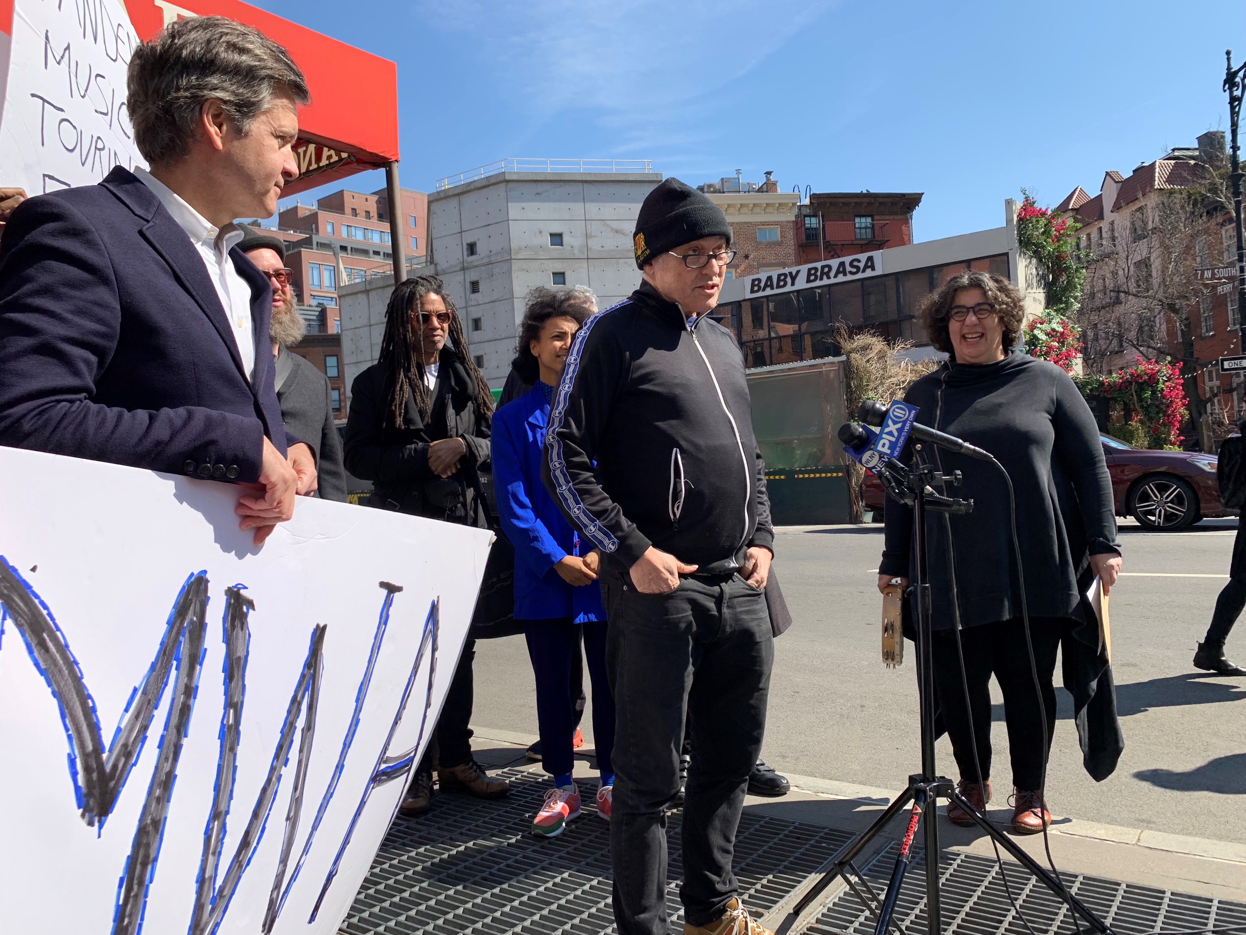 New York City musicians, lawmakers rally for extended pandemic relief aid New York City musicians, lawmakers rally for extended pandemic relief aid