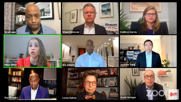 In First Mayoral Debate, Maya Wiley Presses Andrew Yang On Nondisclosure Agreements