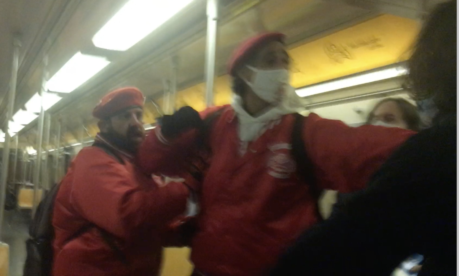 Self-Proclaimed Subway Defenders Seen Fighting With Riders In Video