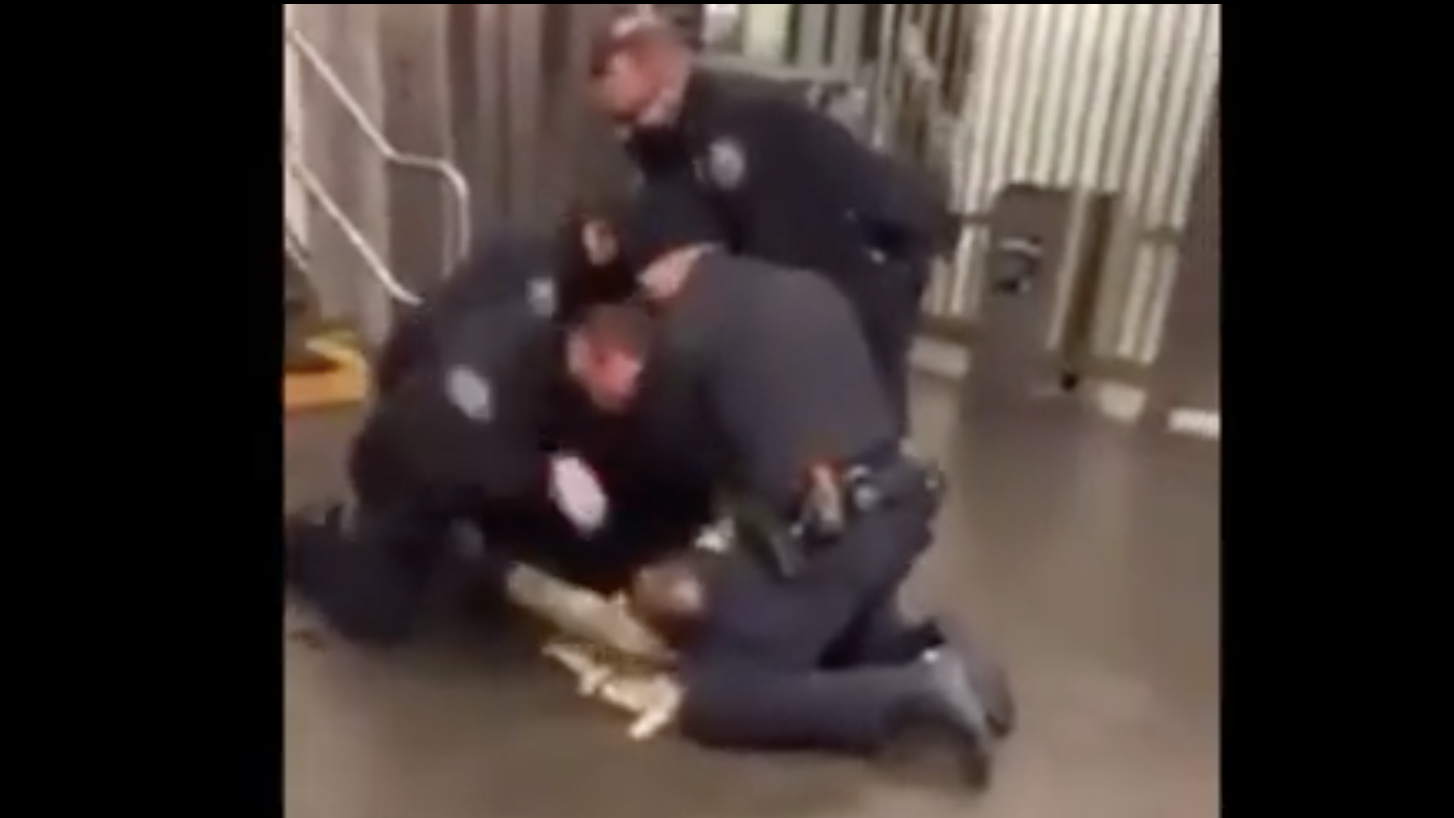 Video Shows NYPD Officer Repeatedly Punching Man During Violent Arrest In Subway Station Video Shows NYPD Officer Repeatedly Punching Man During Violent Arrest In Subway Station