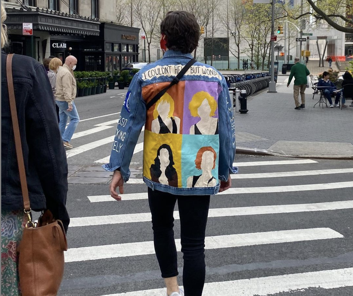 A sex and the city denim jacket