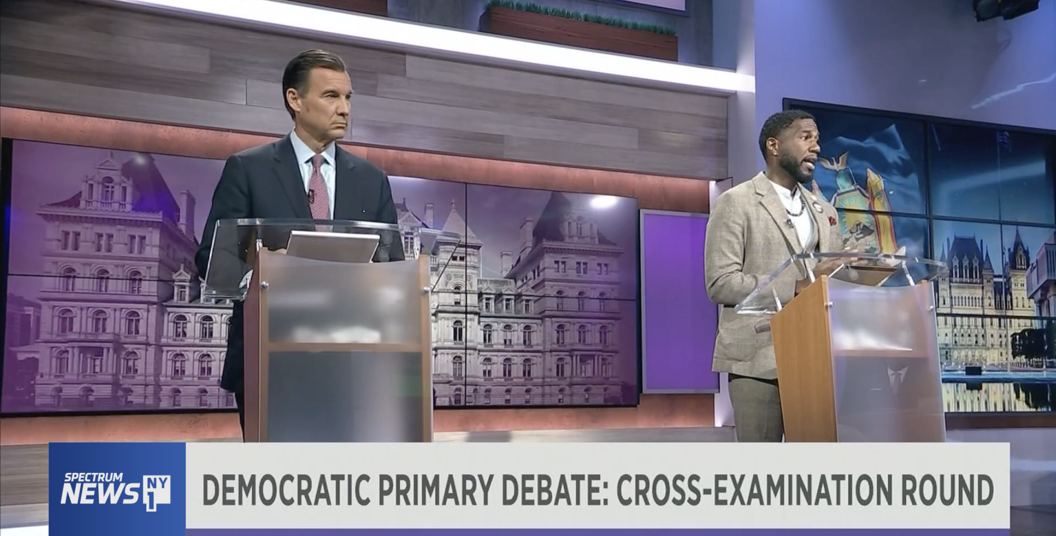 Hochul looms large in first gubernatorial primary debate, despite her absence