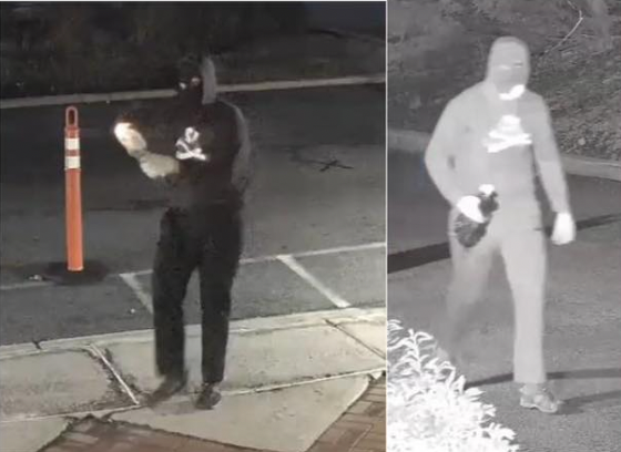 Bloomfield police are looking for this person suspected of throwing a Molotov cocktail at a synagogue in New Jersey.
