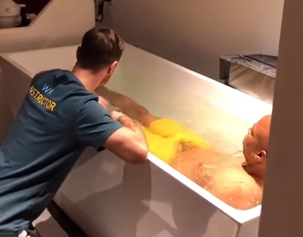 Mr. Ice Guy: Mayor Eric Adams takes the plunge in online post