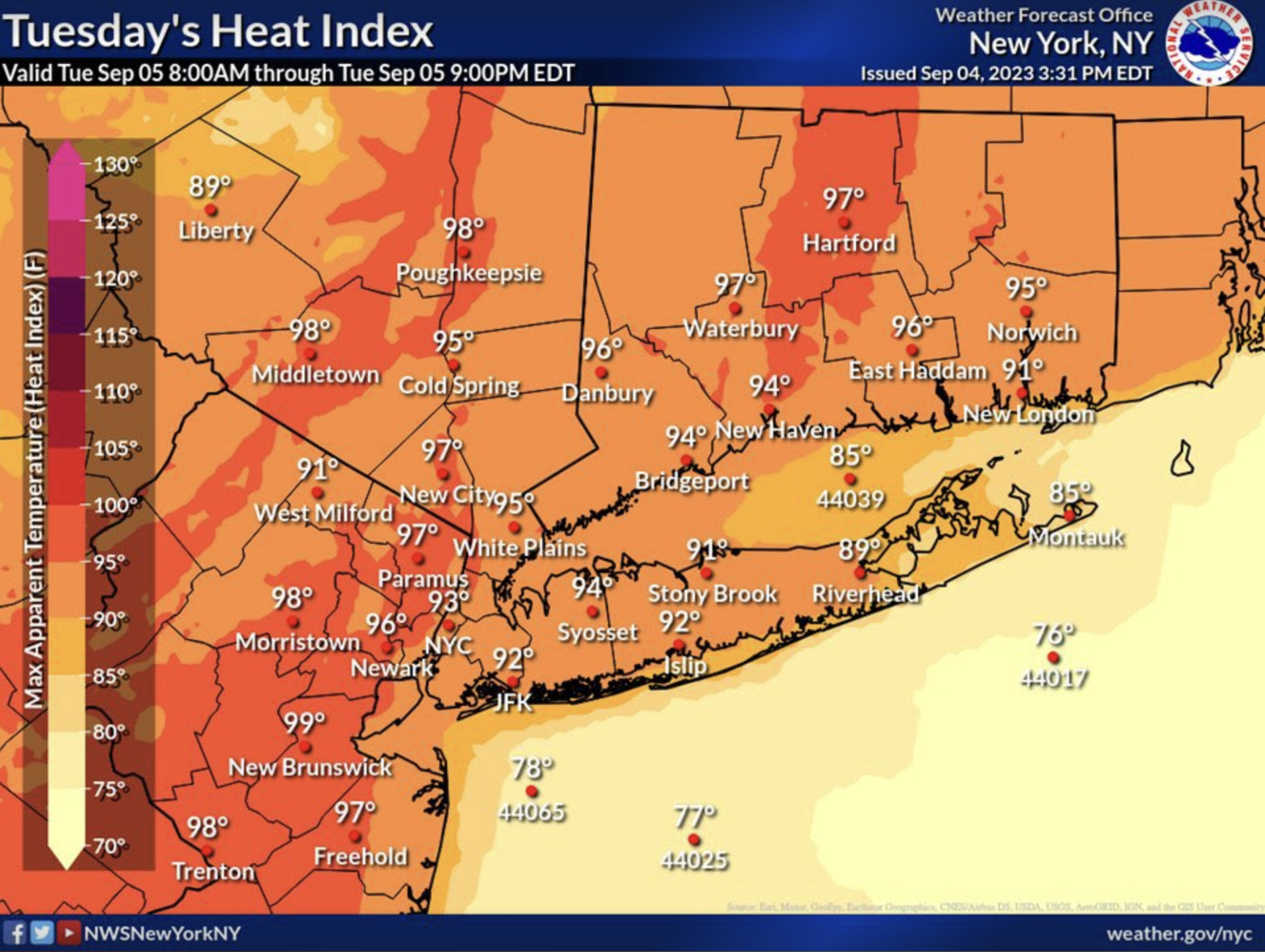 NYC activates cooling centers during late summer heat wave