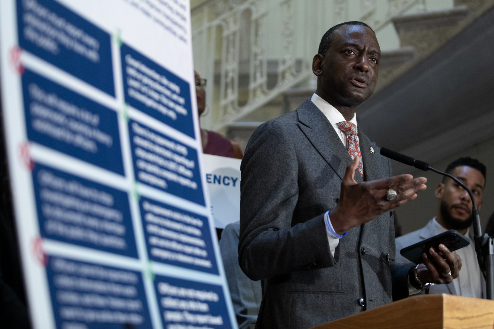 Councilmember Yusef Salaam, once wrongfully arrested, says he was stopped by NYPD amid veto fight