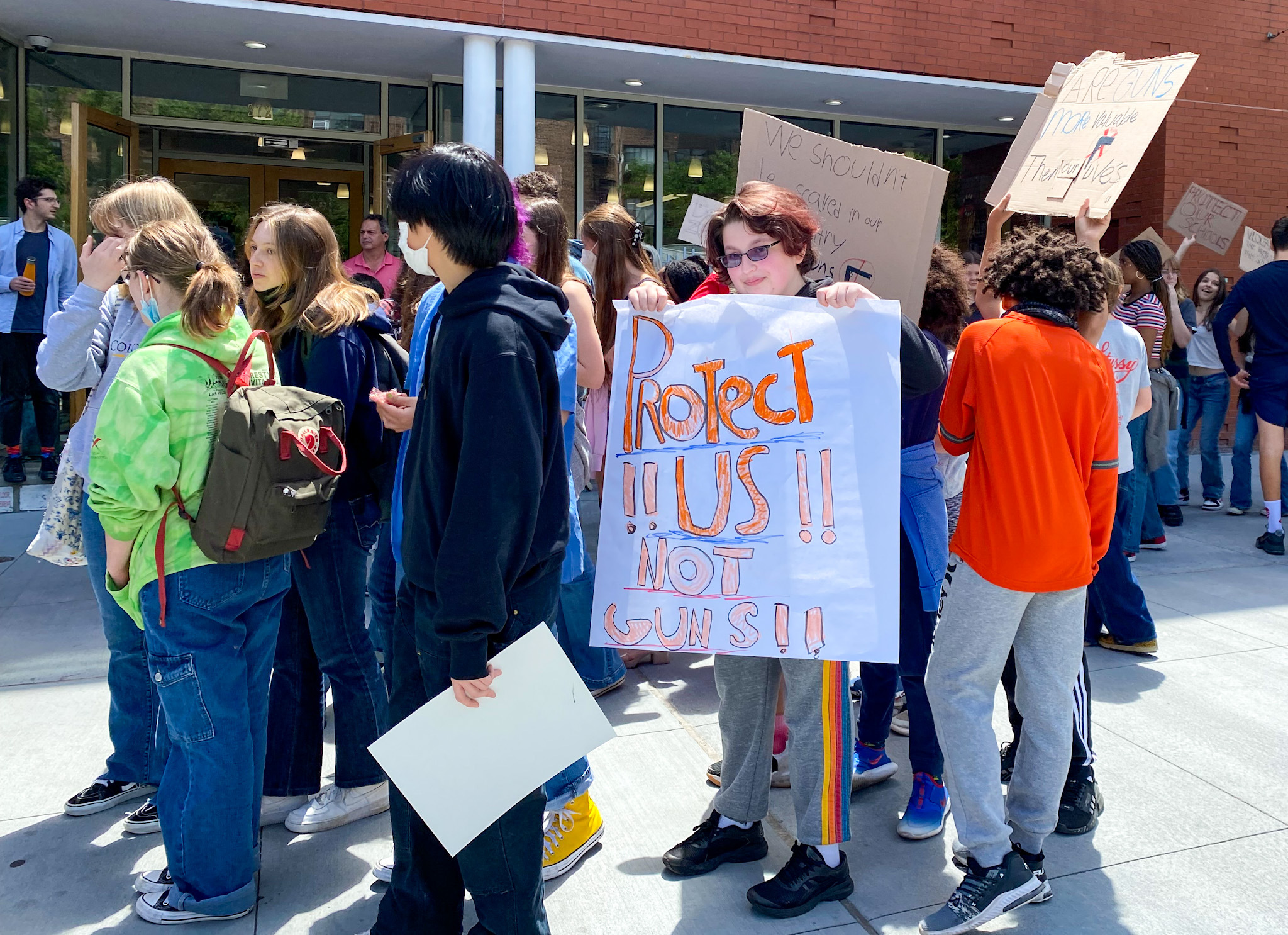City students join nationwide walkout to protest gun violence
