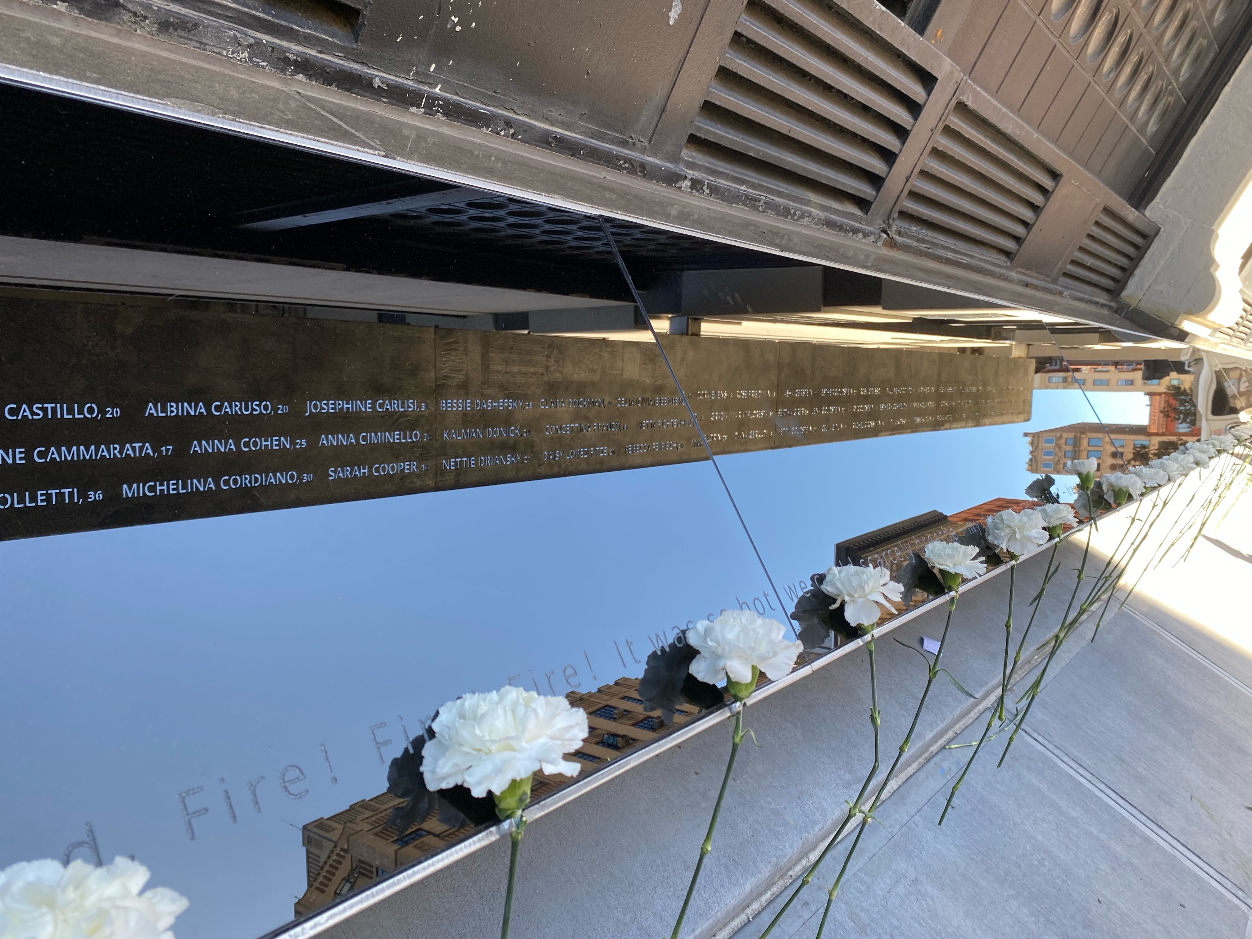 Victims of Triangle Shirtwaist Factory fire get a memorial more than 100 years later