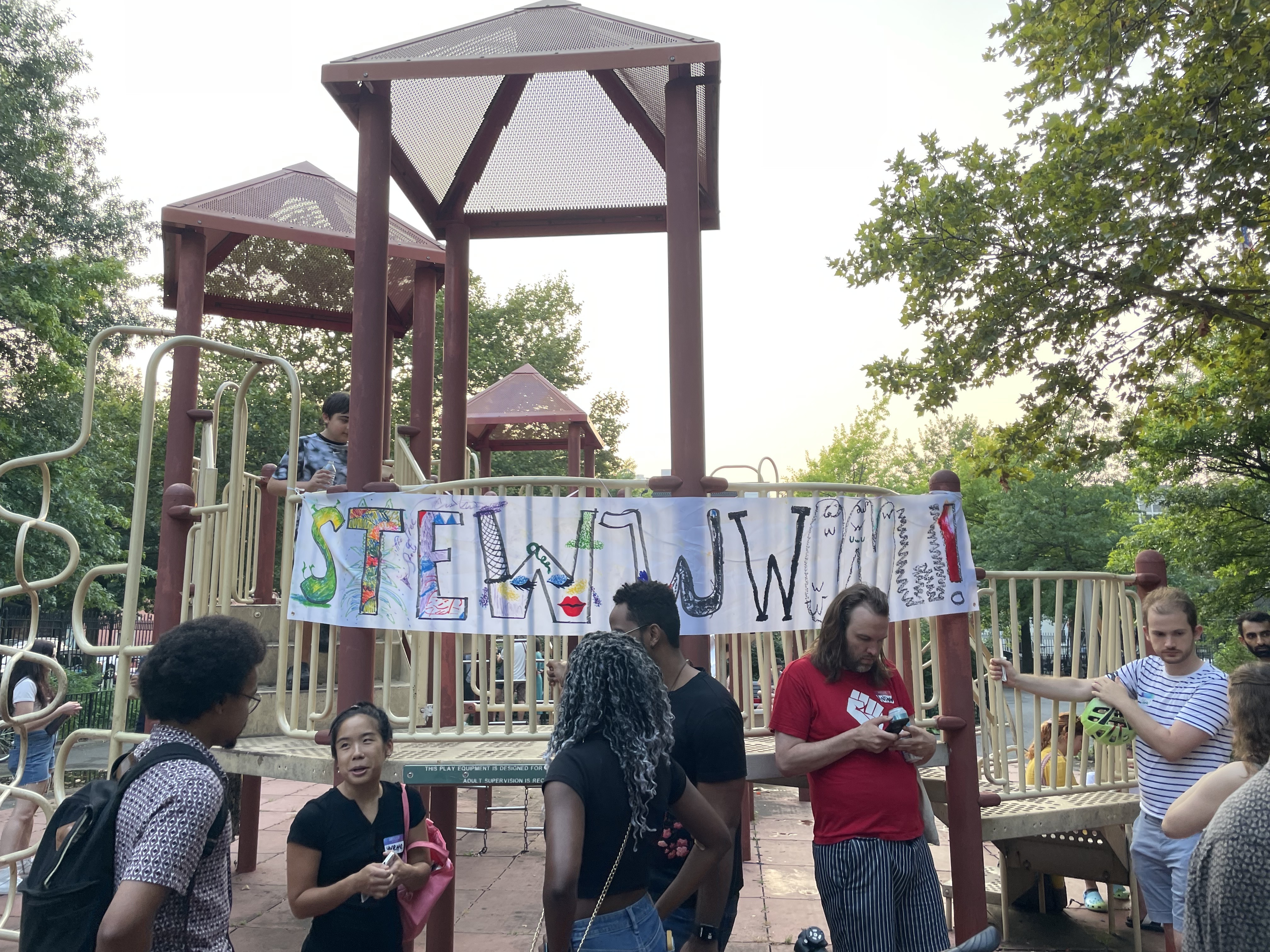 The Perpertual Stew Party Taking Over a Bushwick Playground