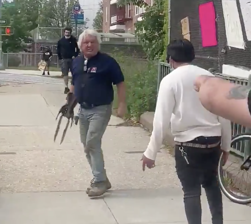 Queens man who chased demonstrators with bladed glove in 2020 convicted of attempted murder