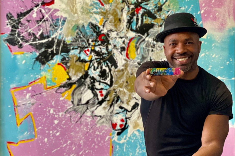 Activist artist Chris Wilson promotes awareness of solitary confinement with paintings