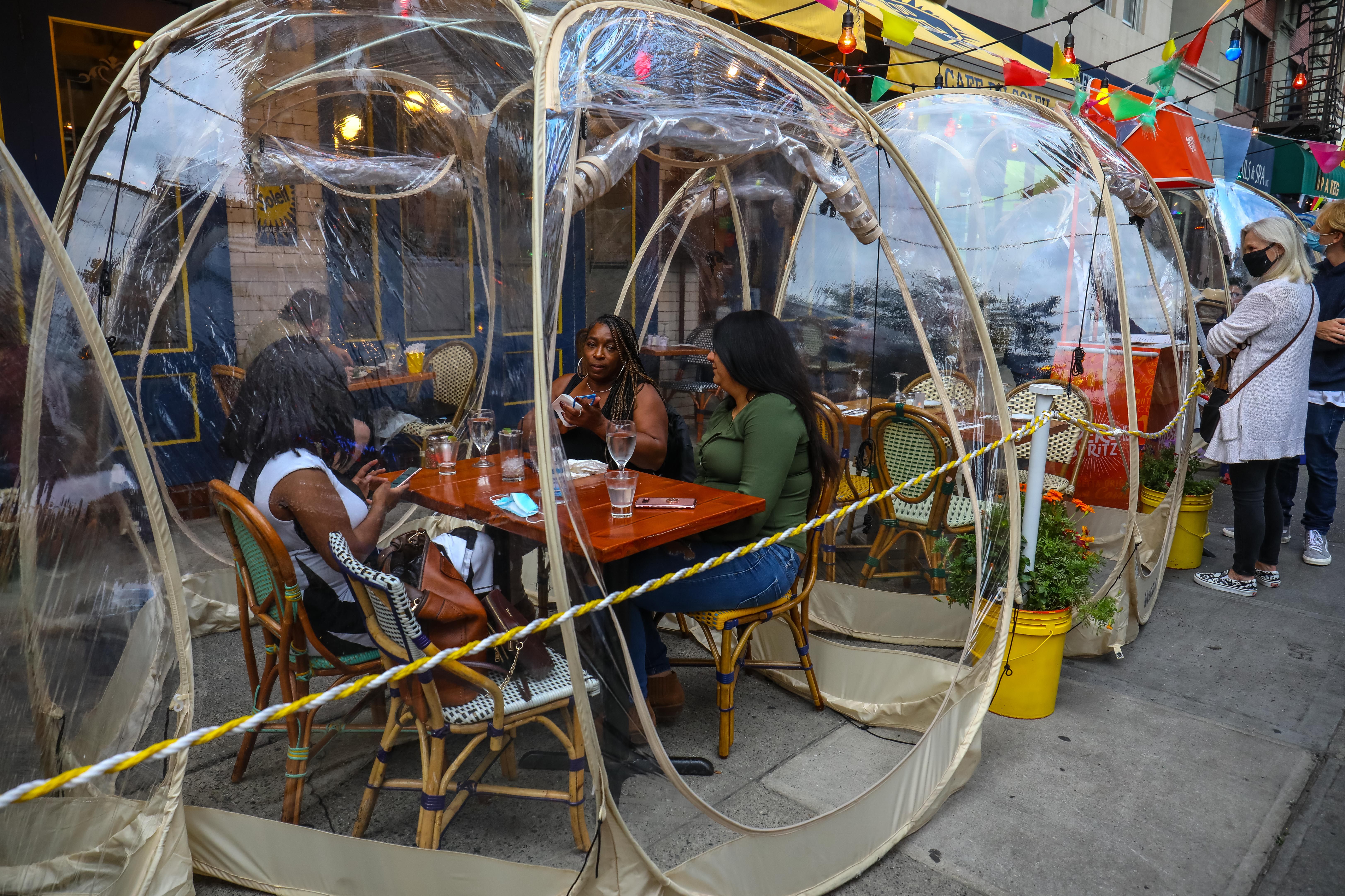 Checking In: Cafe Du Soleil On How Outdoor Dining Bubbles Helped Save Their Business