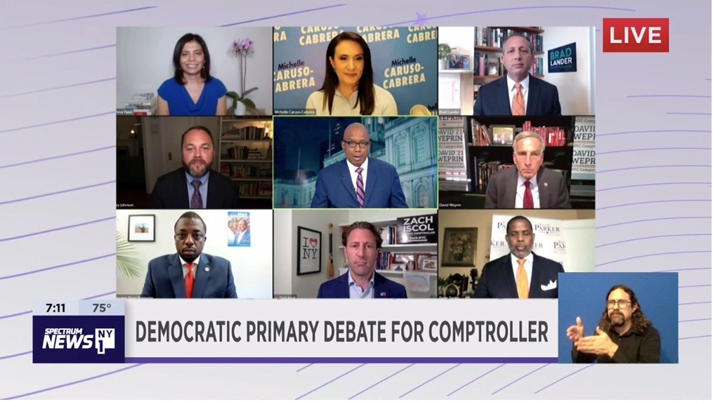 NYC Comptroller Candidates Vie For The Spotlight In First Official Debate