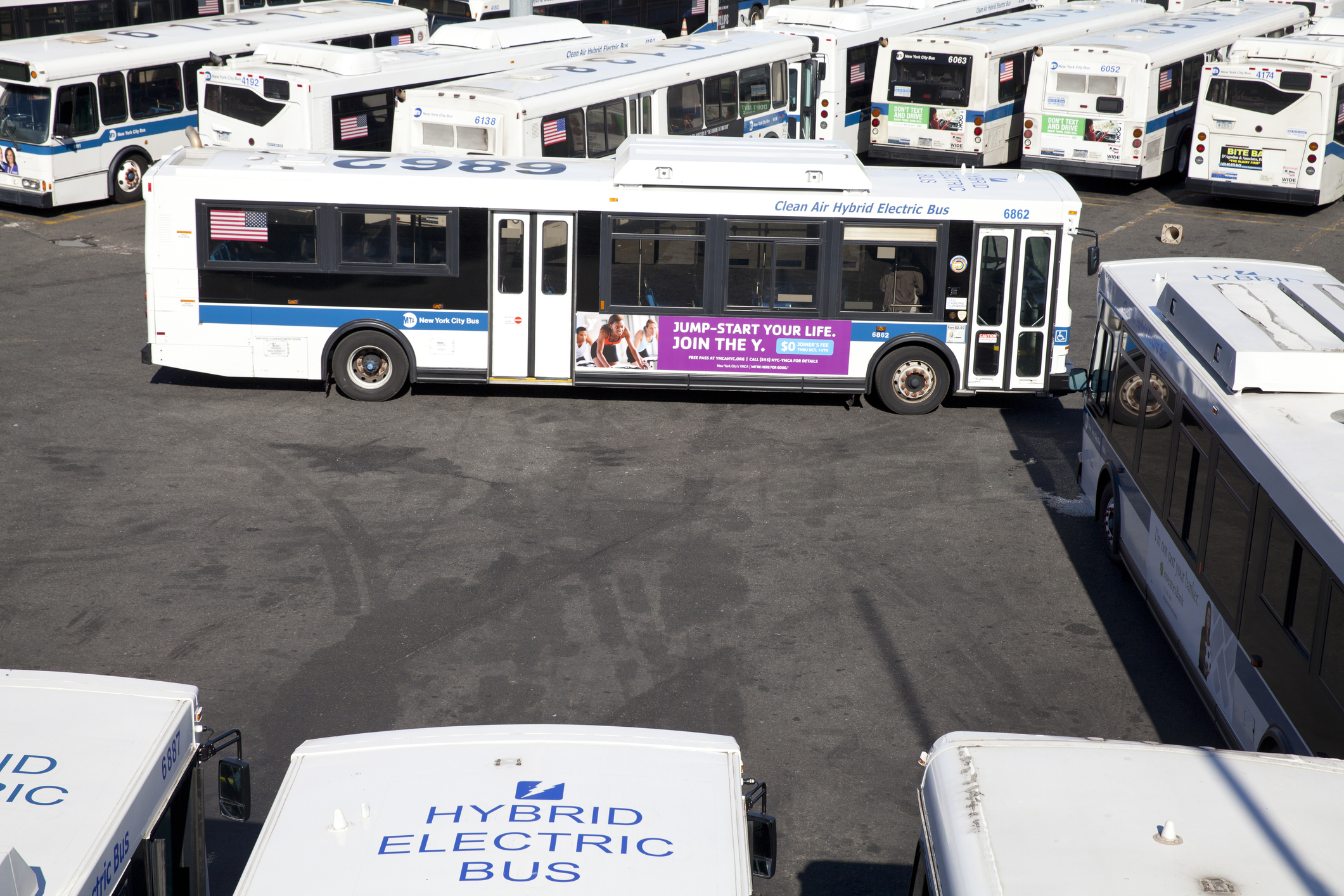Extra Extra: Drivers are turning on buses inside the East New York Bus Depot, where the heaters are broken