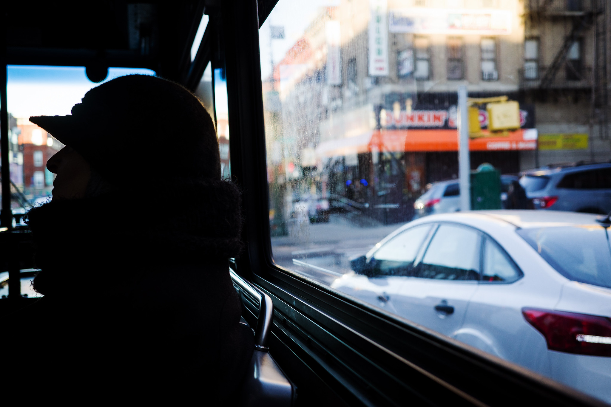 a bus in Brooklyn