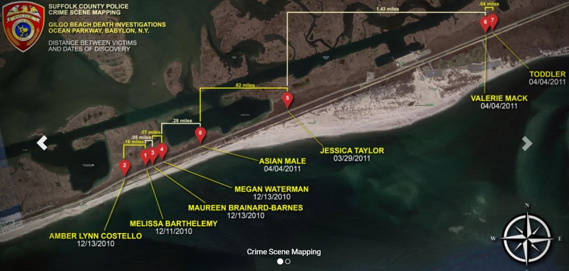 Suffolk County police release 911 calls linked to Gilgo Beach murders