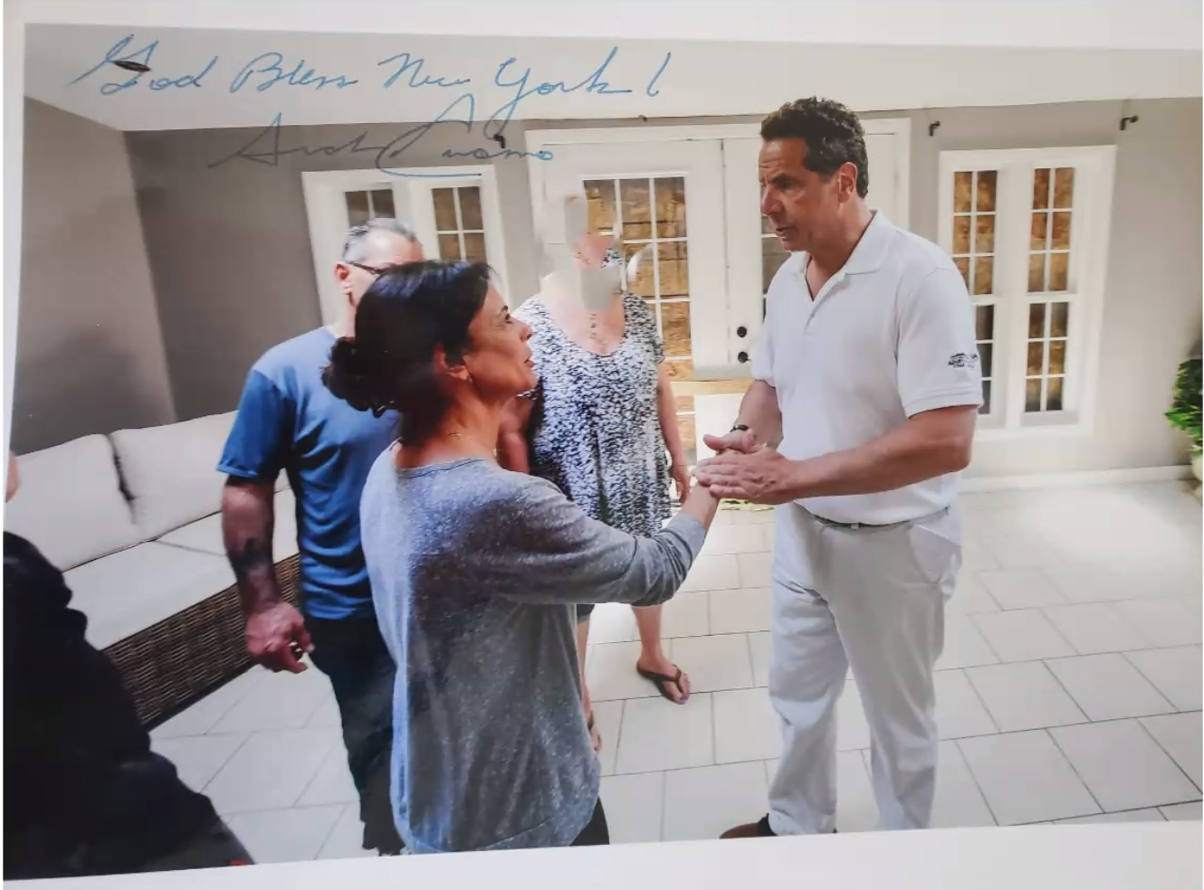 Woman Says Cuomo &ldquo;Manhandled&rdquo; Her While Touring Her Flood Damaged Home In 2017, Kissing Her Multiple Times on Cheek