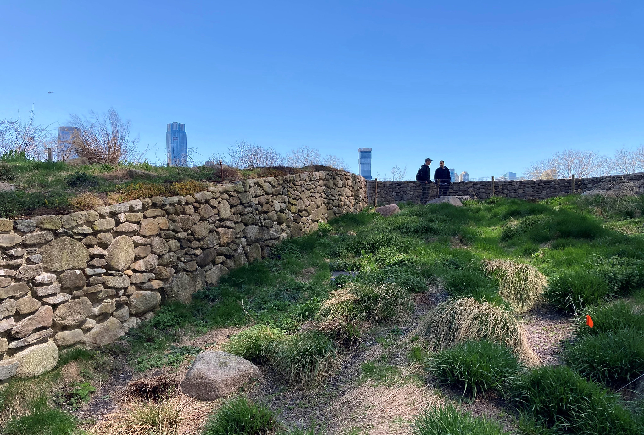 the Irish Hunger Memorial in lower Manhattan