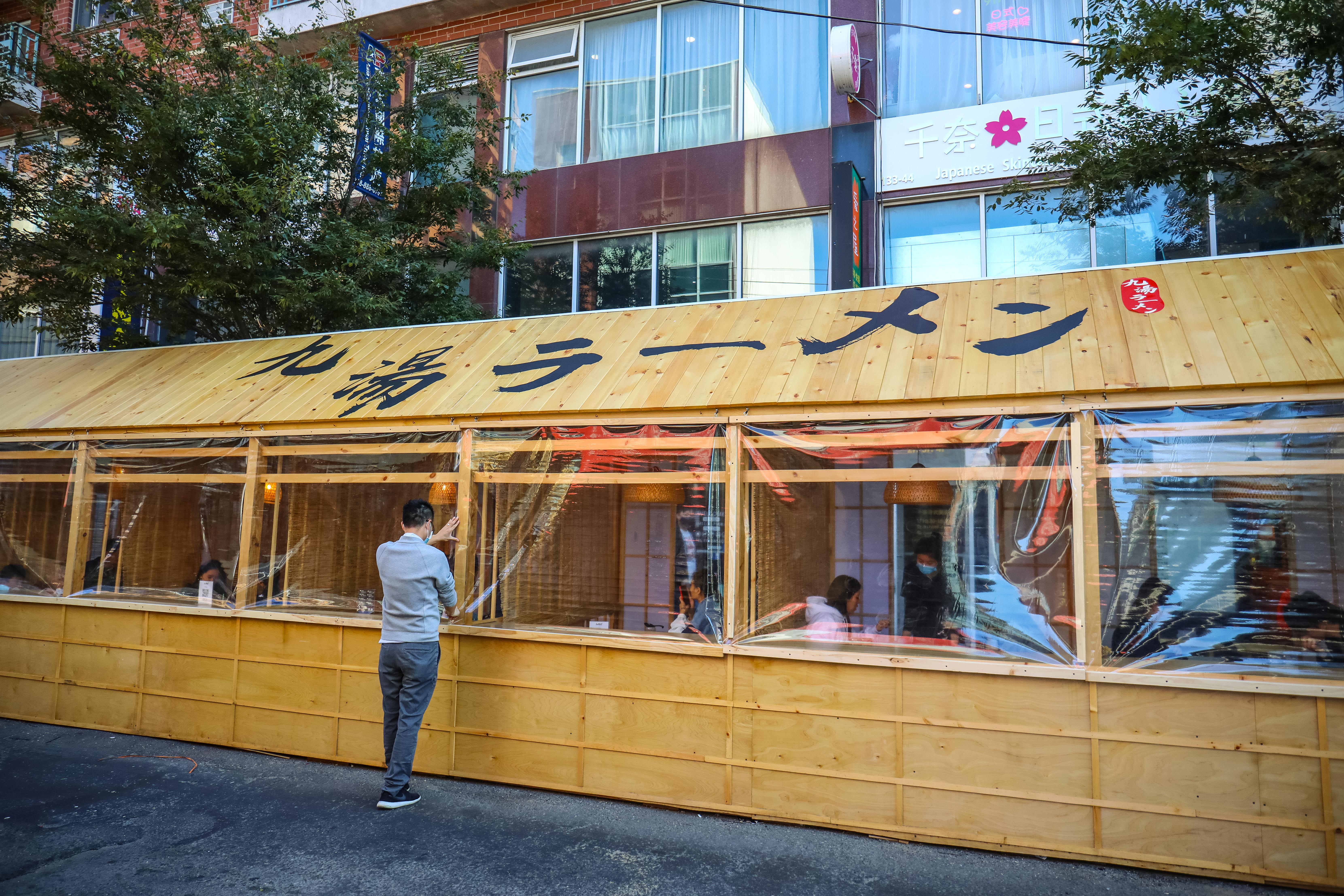 In Queens, DOT Begins Five-Borough Tour Exploring The Future Of Open Restaurants