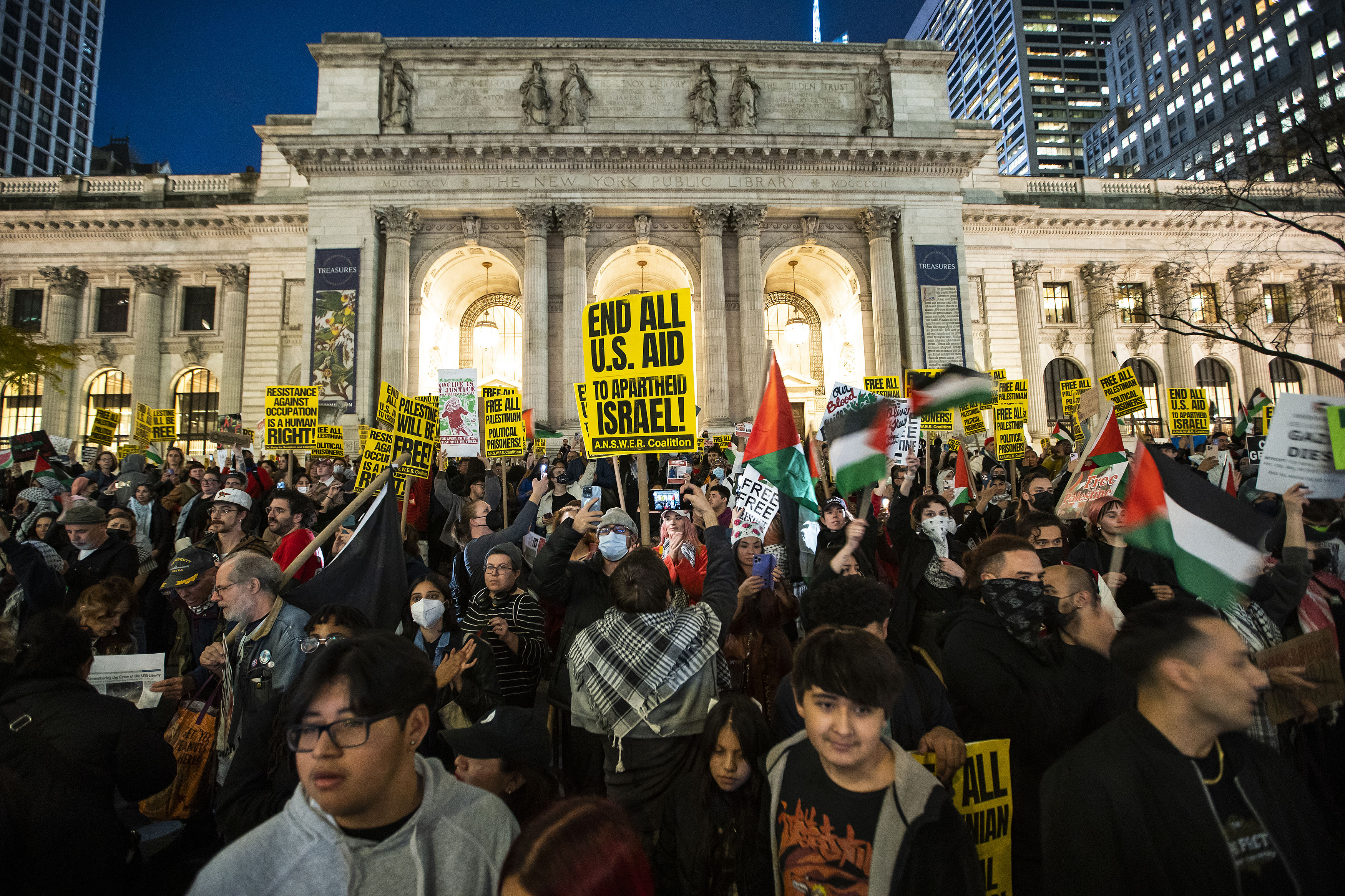 New York Public Library facing steep graffiti cleanup costs after protests
