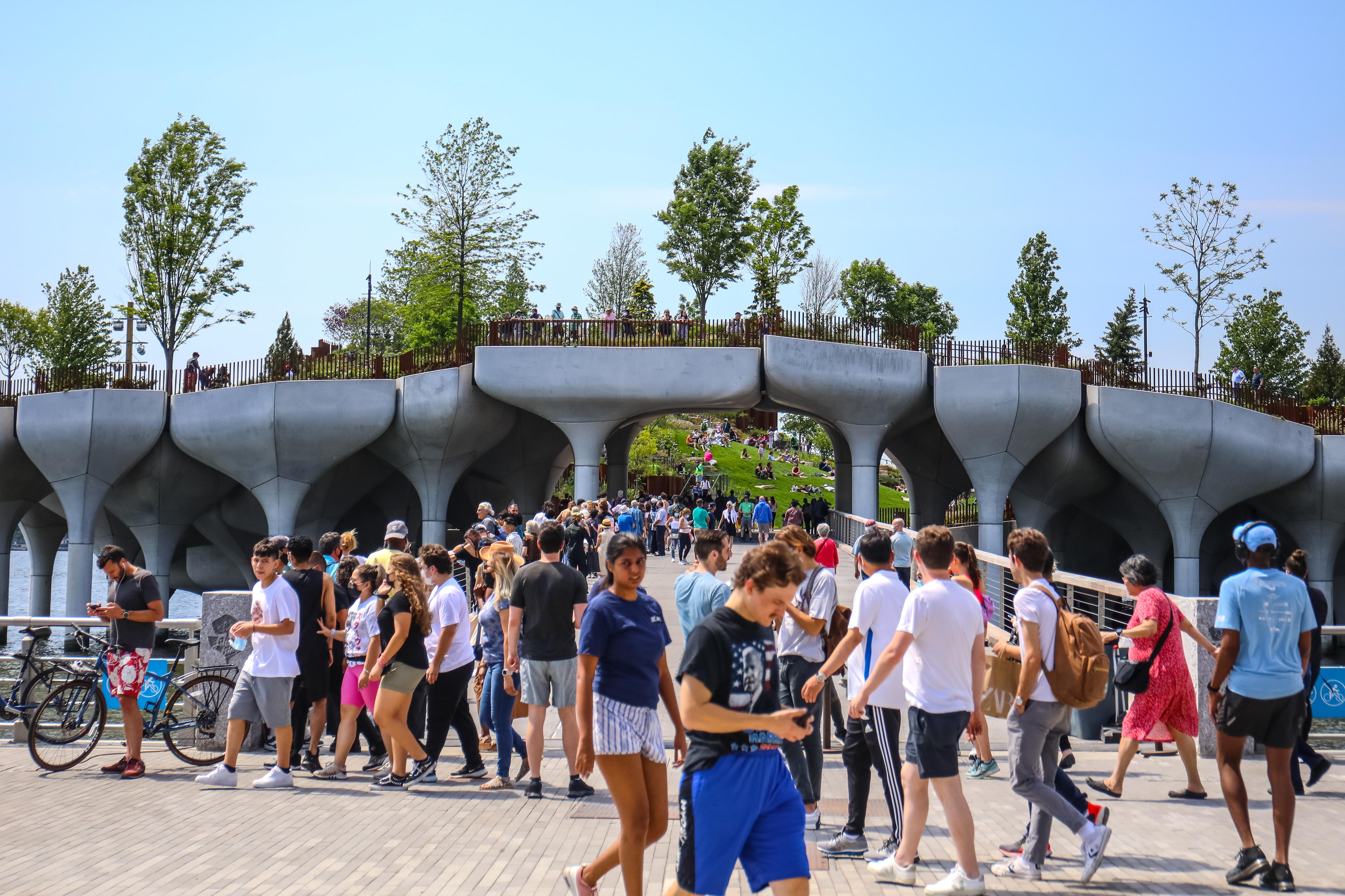 Little Island opening weekend Gothamist