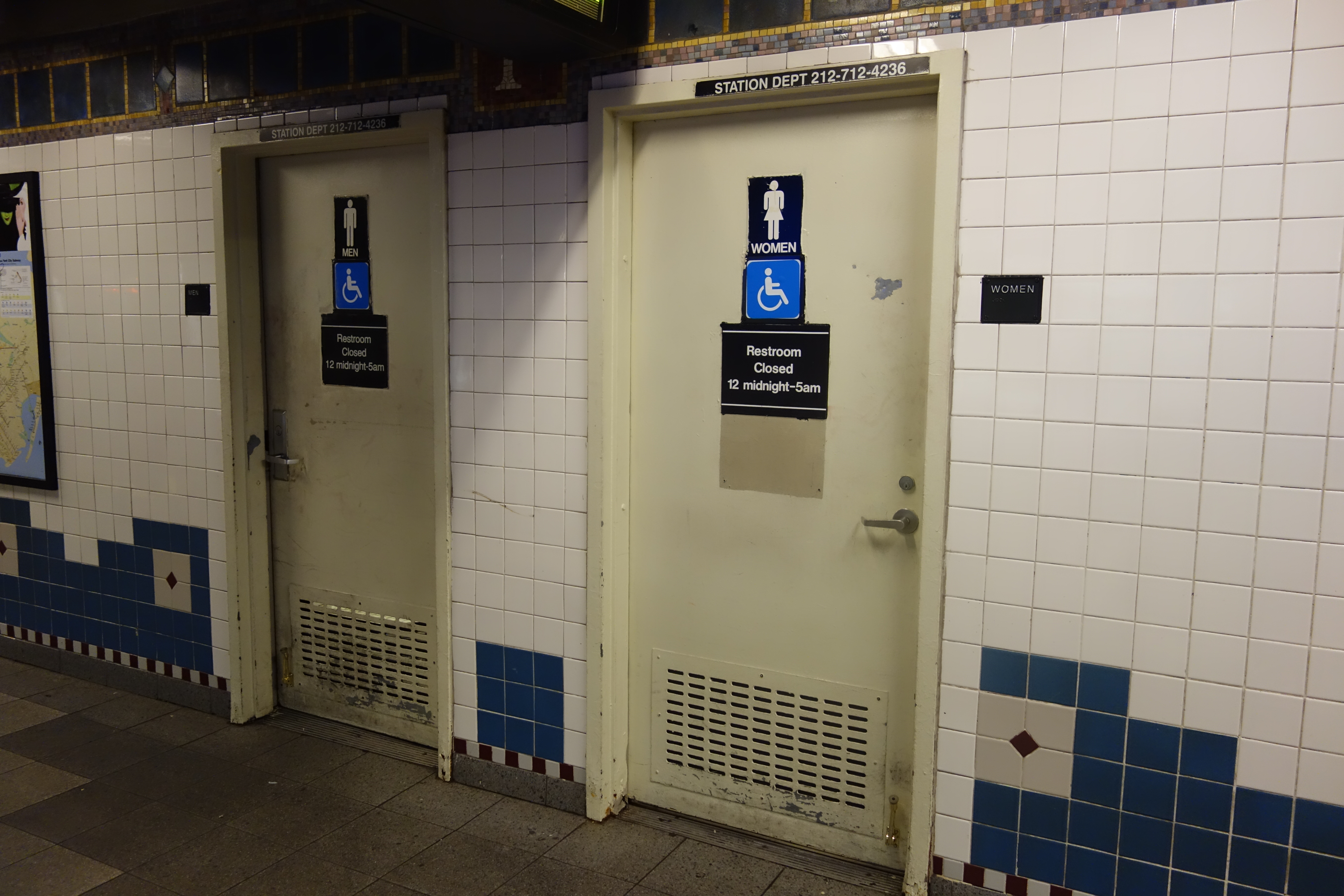 A handful of NYC subway bathrooms will reopen to
public