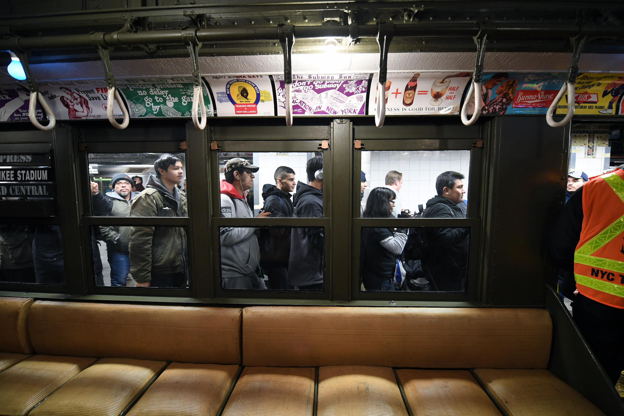 Ride a Vintage Subway Train to the Yankees Playoff Game Tonight