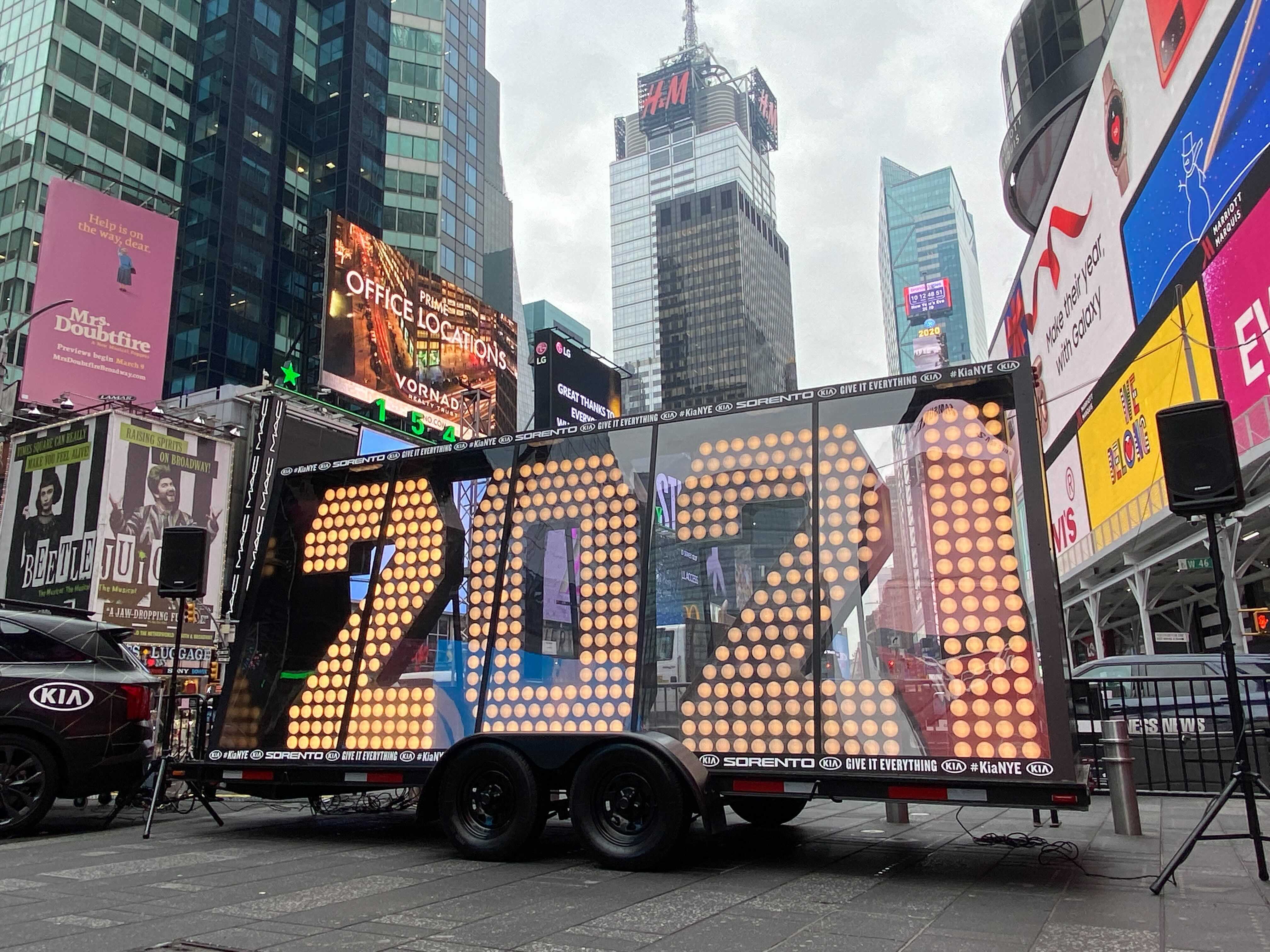 2021 Has Arrived In Times Square