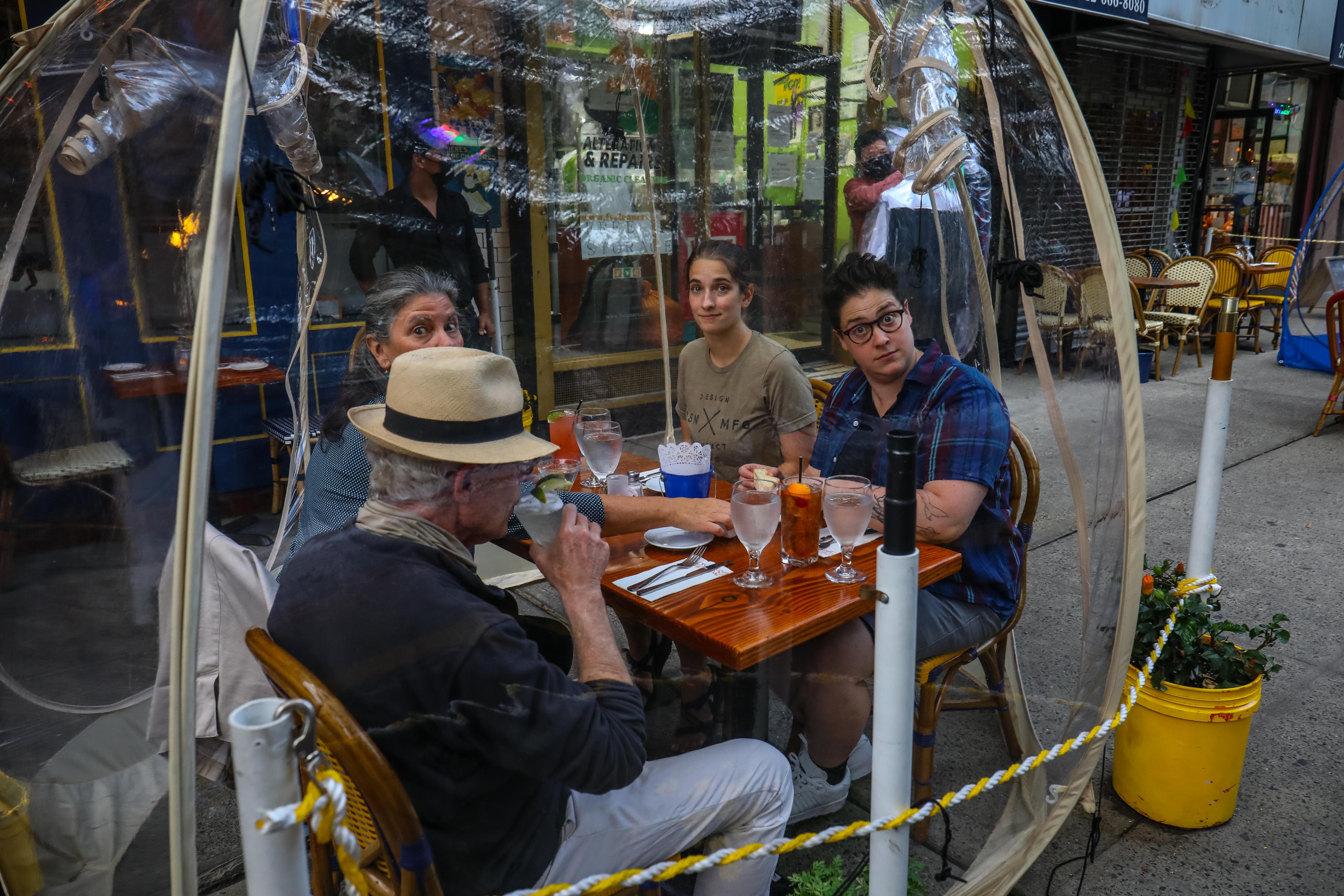 Cuomo Approves Outdoor Dining On Sidewalks & Streets For Another Year