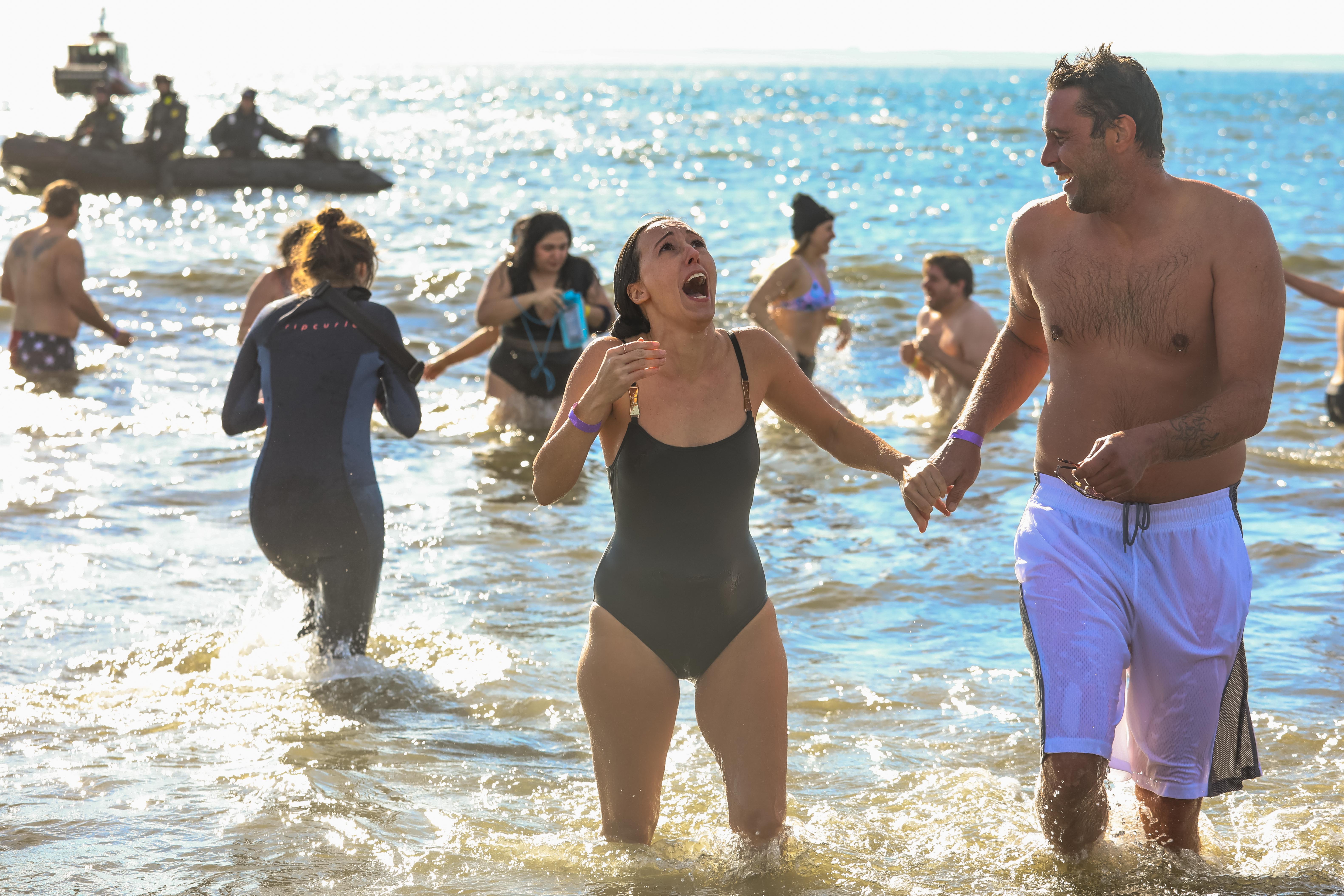 Warm weather draws thousands to the annual Coney Island Polar Bear Plunge